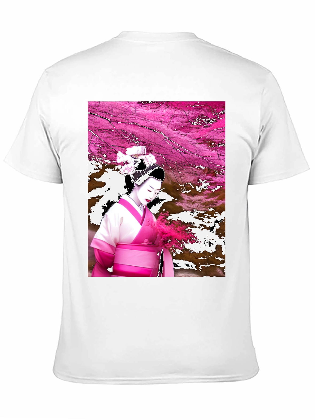 Geisha Graphic Black T-Shirt