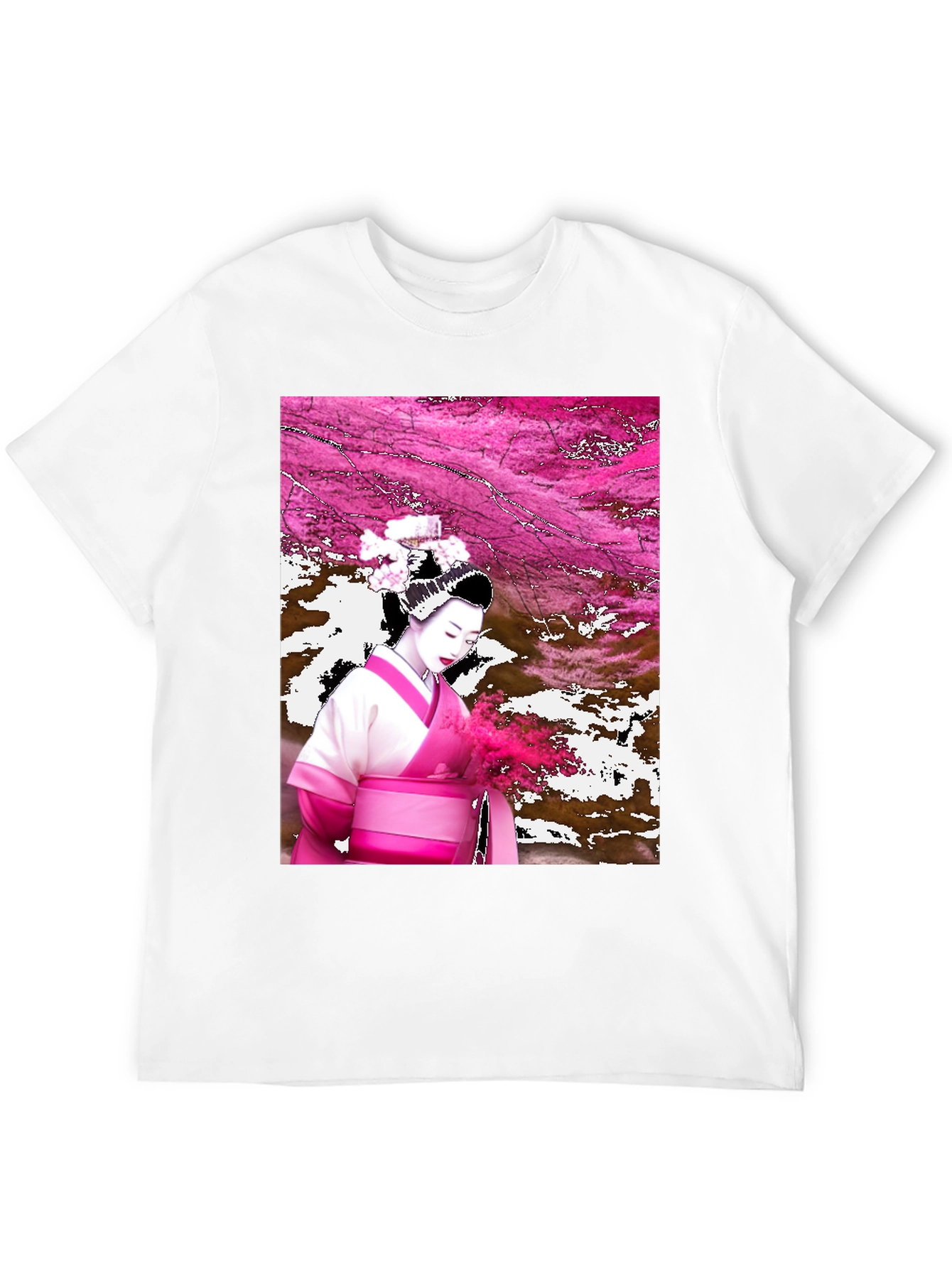 Geisha Graphic Black T-Shirt