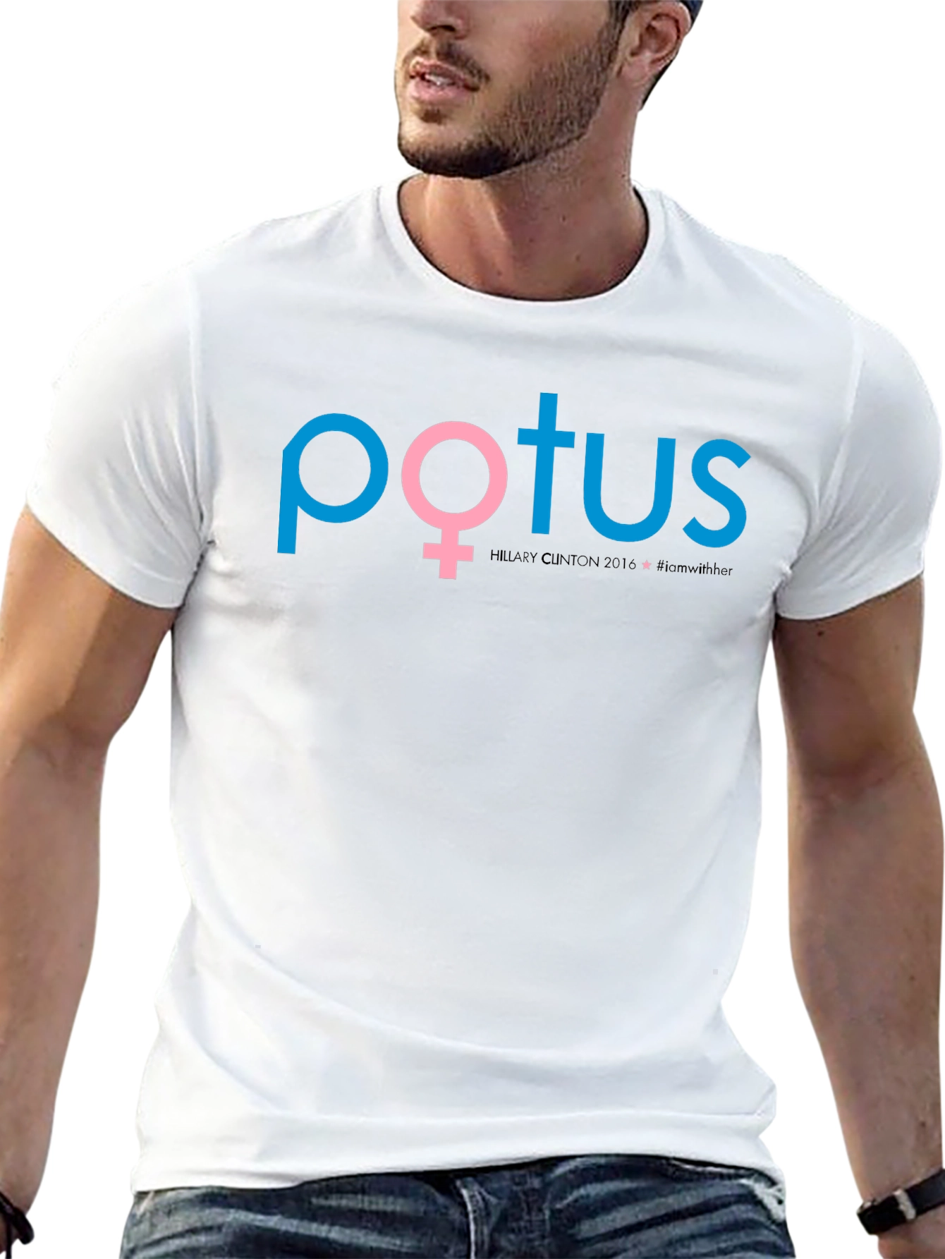 Feminist POTUS Tee - Black Political Statement Shirt