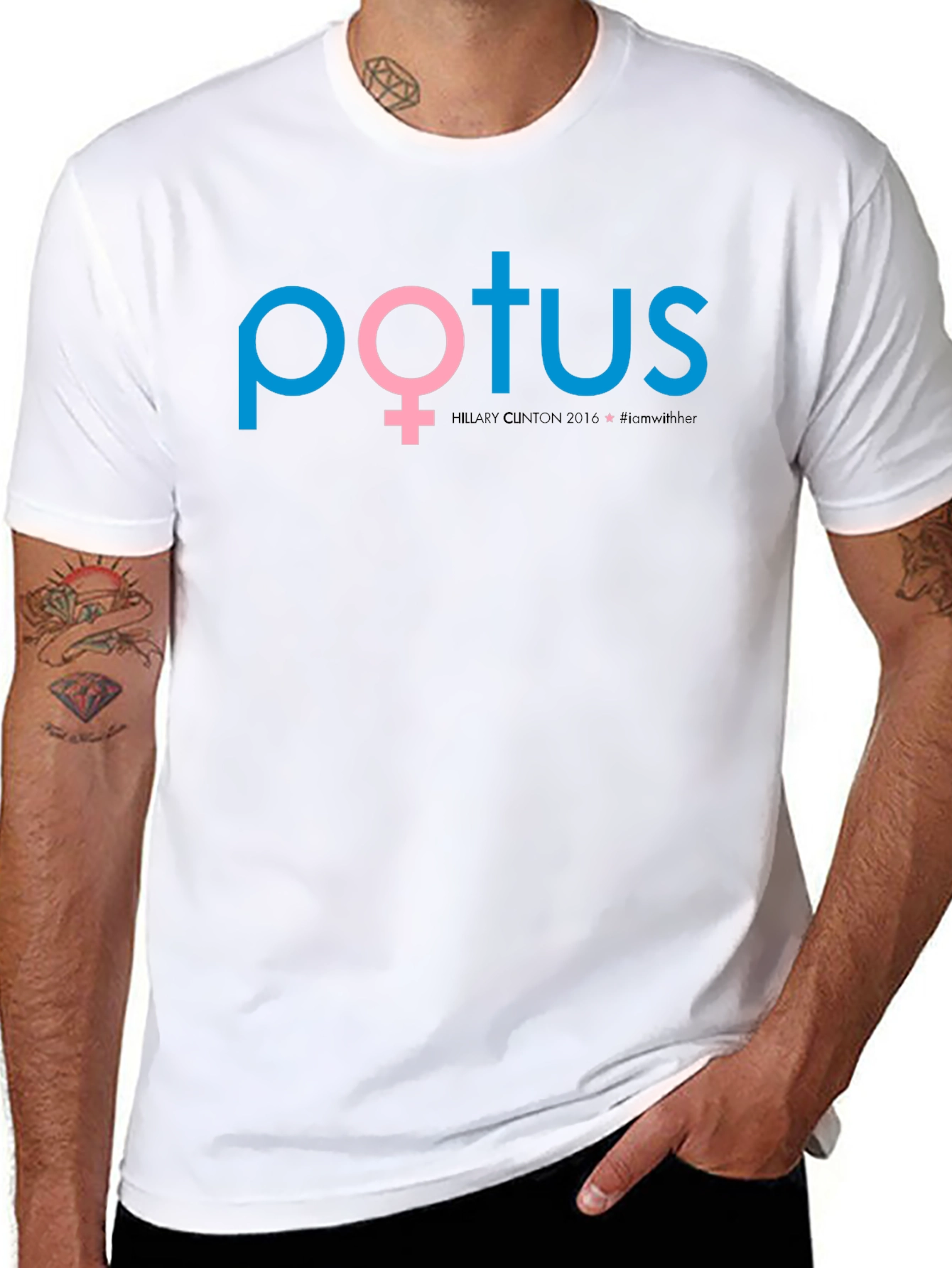 Feminist POTUS Tee - Black Political Statement Shirt