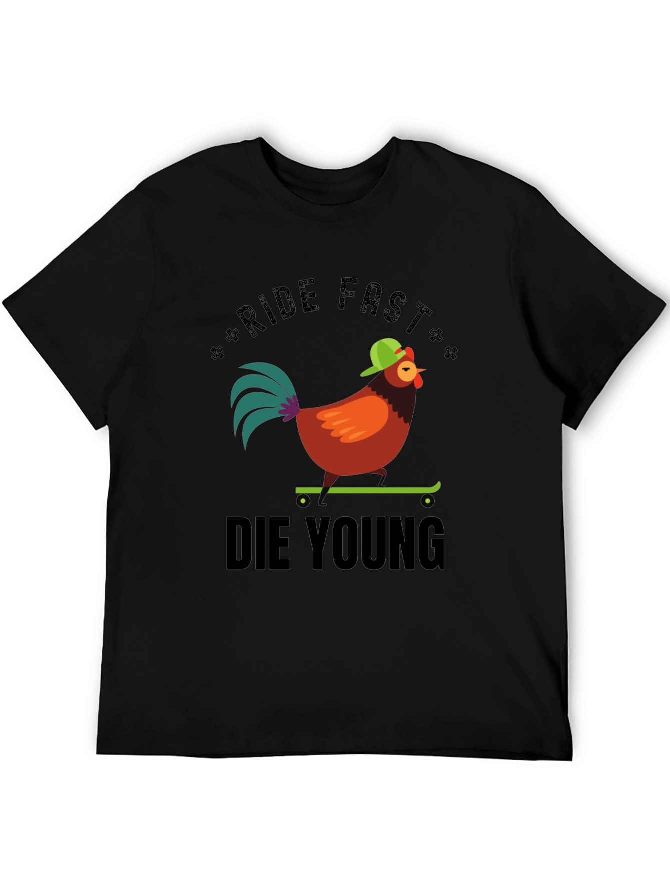 Ride Fast Die Young Chicken T-Shirt