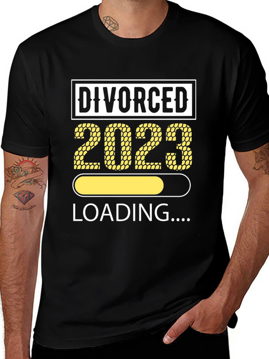 Divorced 2023 Loading Funny T-Shirt