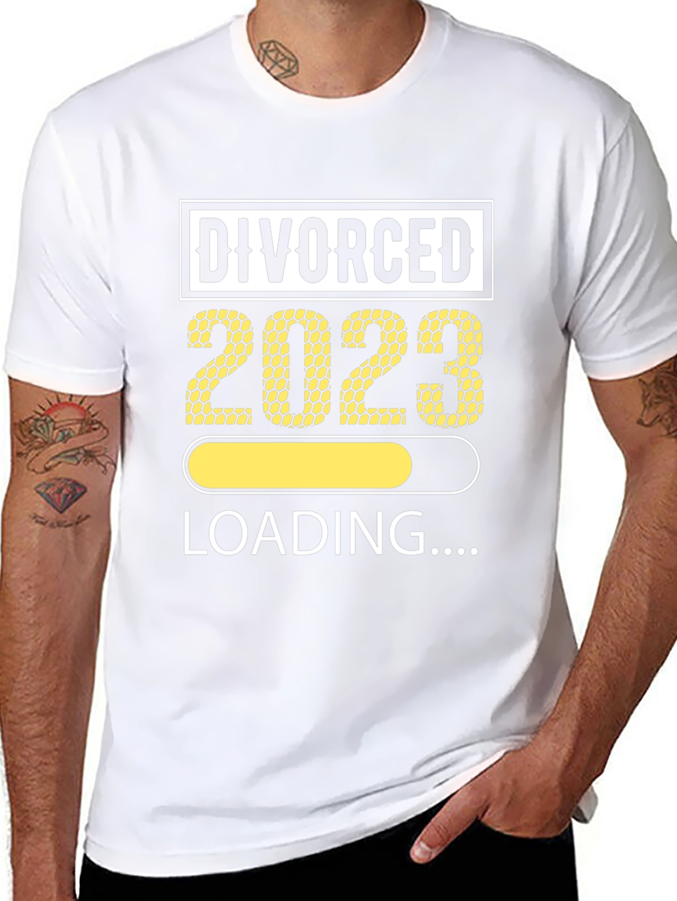 Divorced 2023 Loading Funny T-Shirt