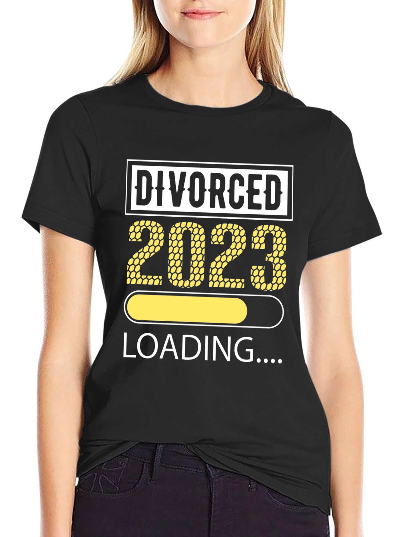 Divorced 2023 Loading Funny T-Shirt