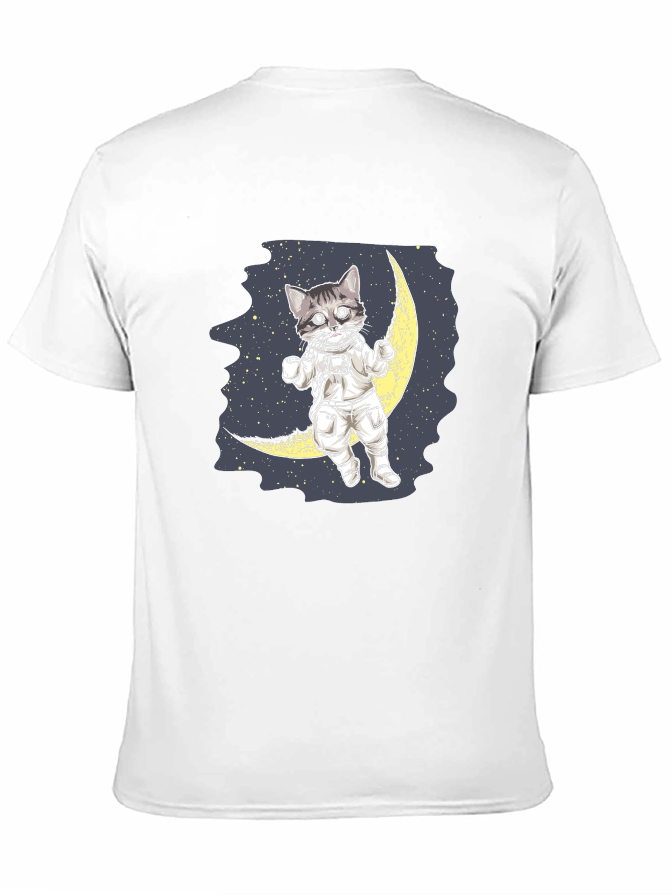 Astronaut Cat on Moon T-Shirt