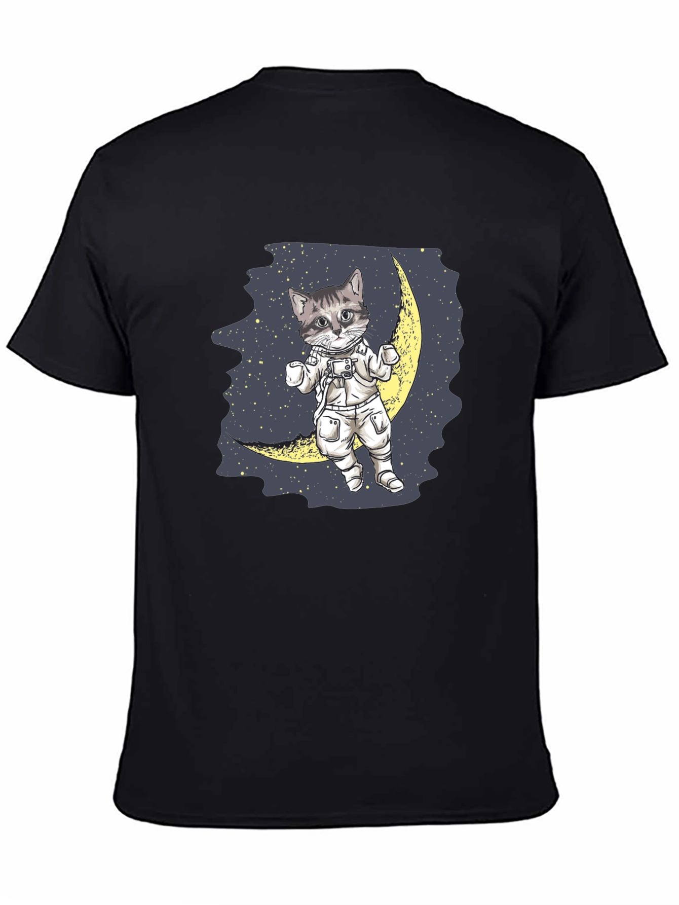 Astronaut Cat on Moon T-Shirt