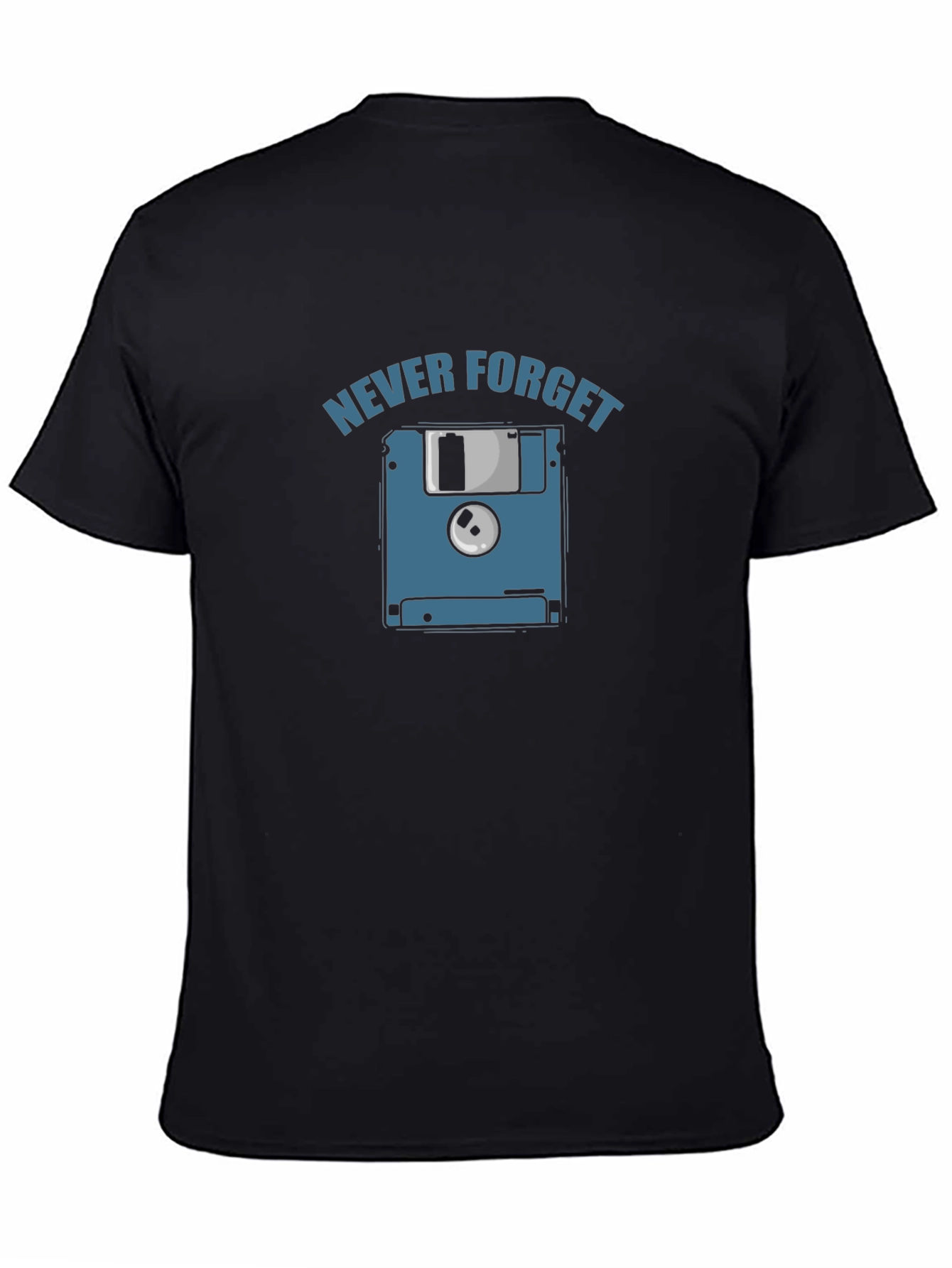 Retro Never Forget Floppy Disk Graphic Tee