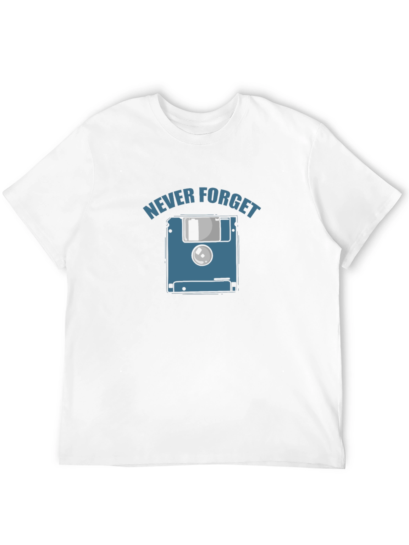 Retro Never Forget Floppy Disk Graphic Tee