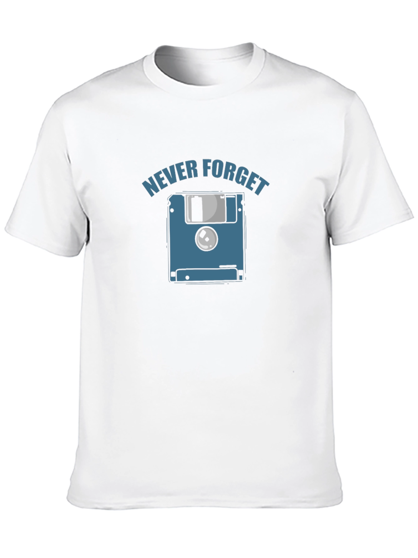 Retro Never Forget Floppy Disk Graphic Tee