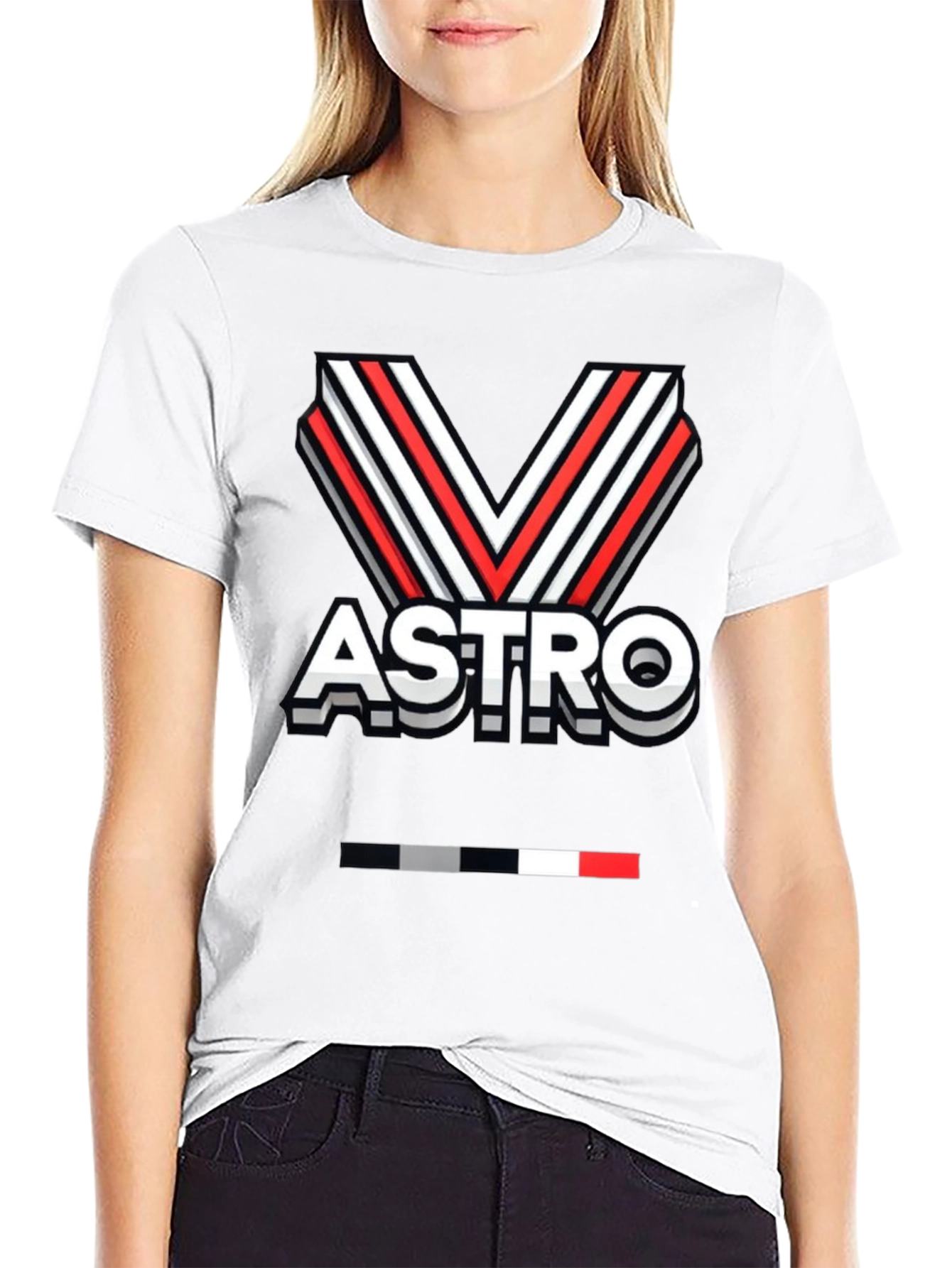 Astro Graphic Tee - Black Cotton Blend
