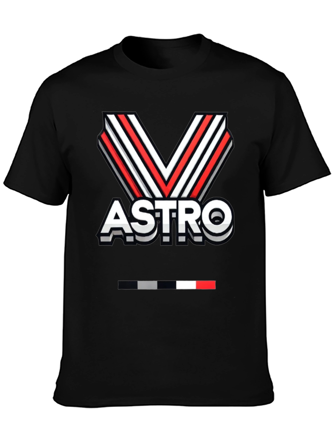 Astro Graphic Tee - Black Cotton Blend