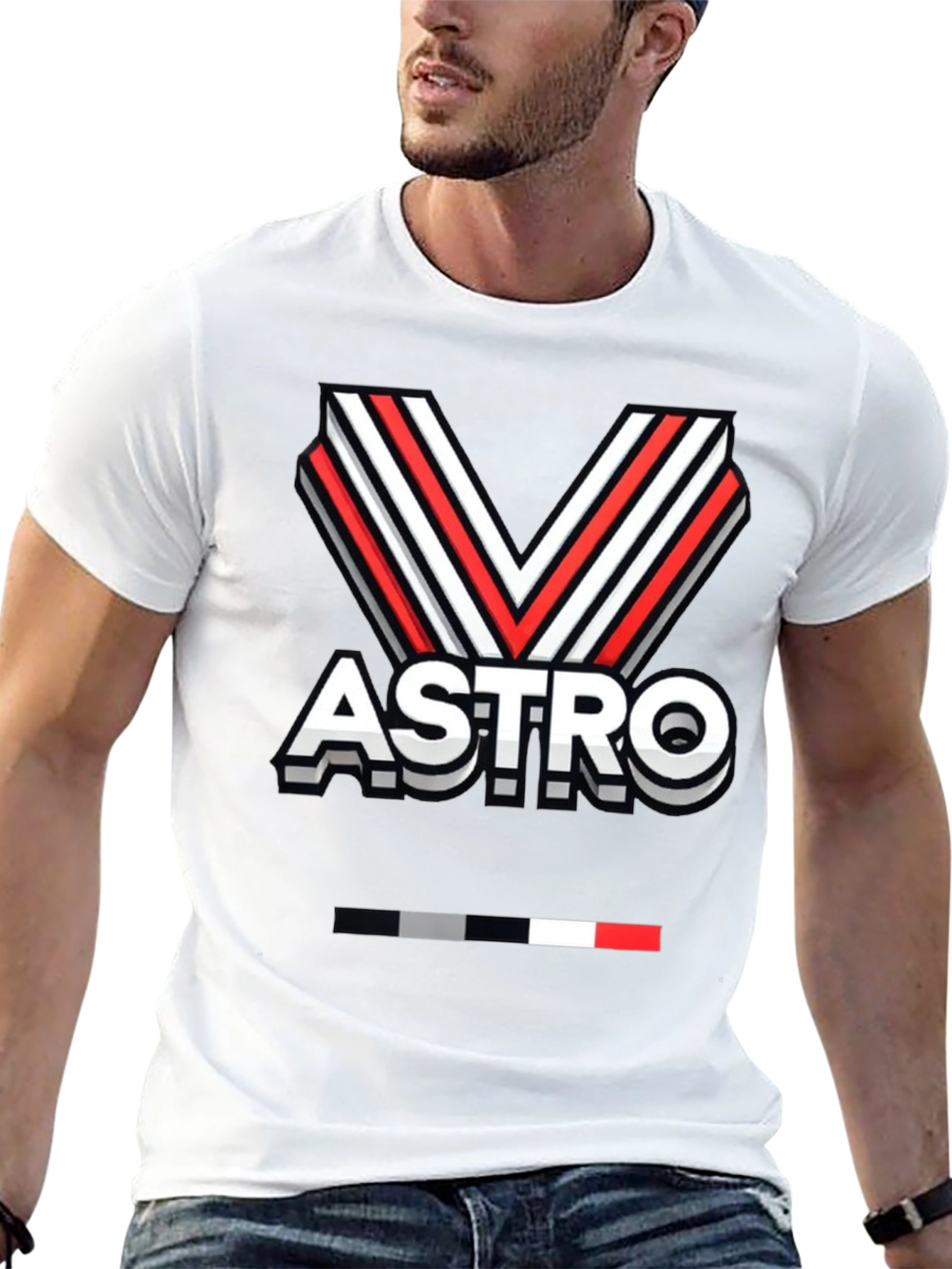 Astro Graphic Tee - Black Cotton Blend