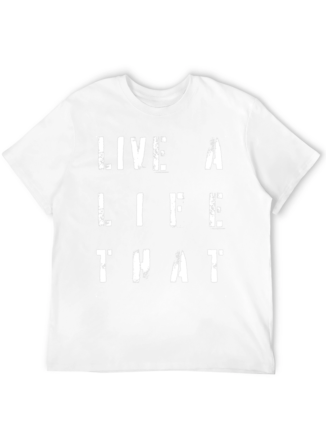 Live A Life That T-Shirt - Black