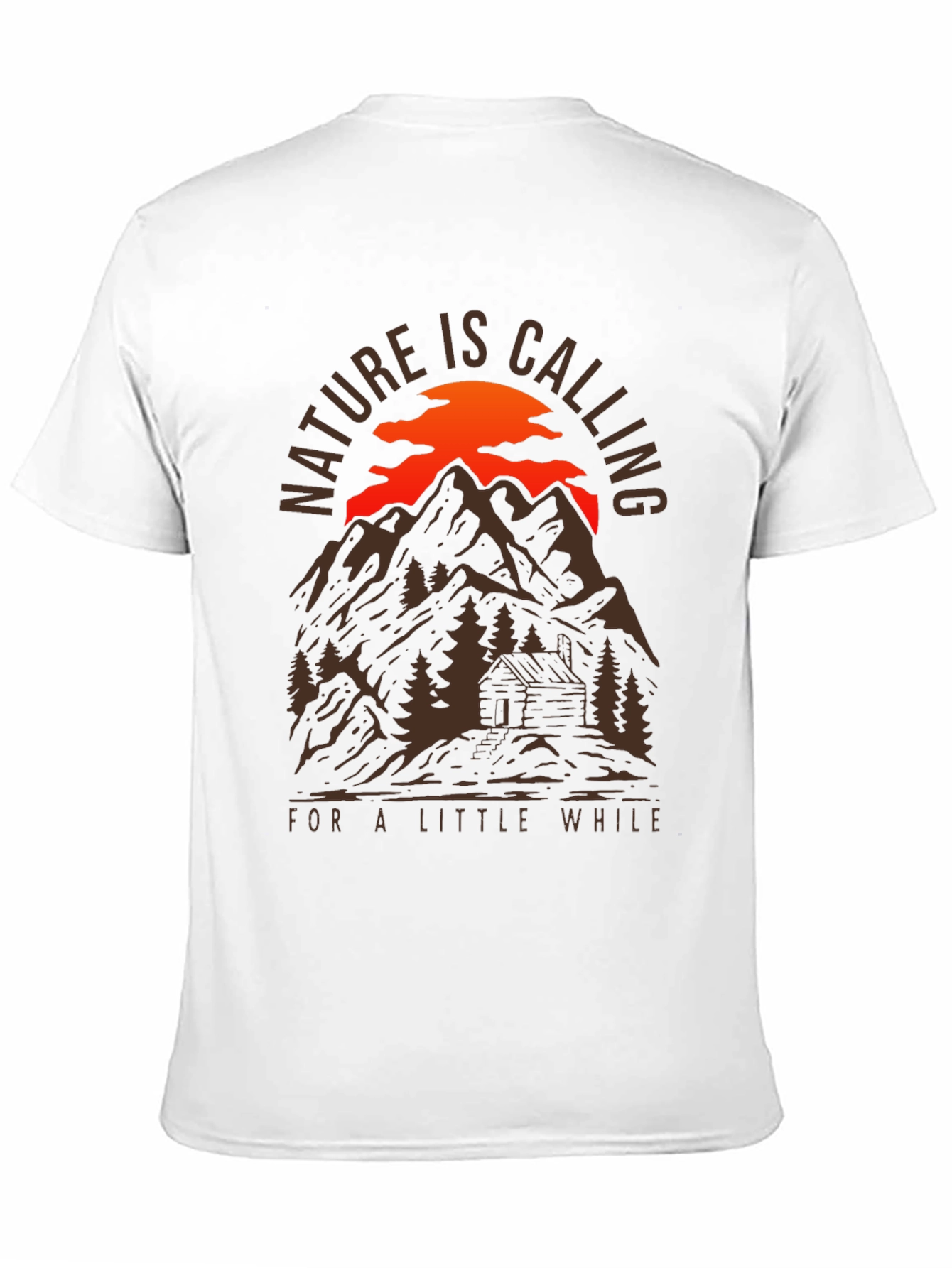 Nature Calling Mountain Cabin T-Shirt
