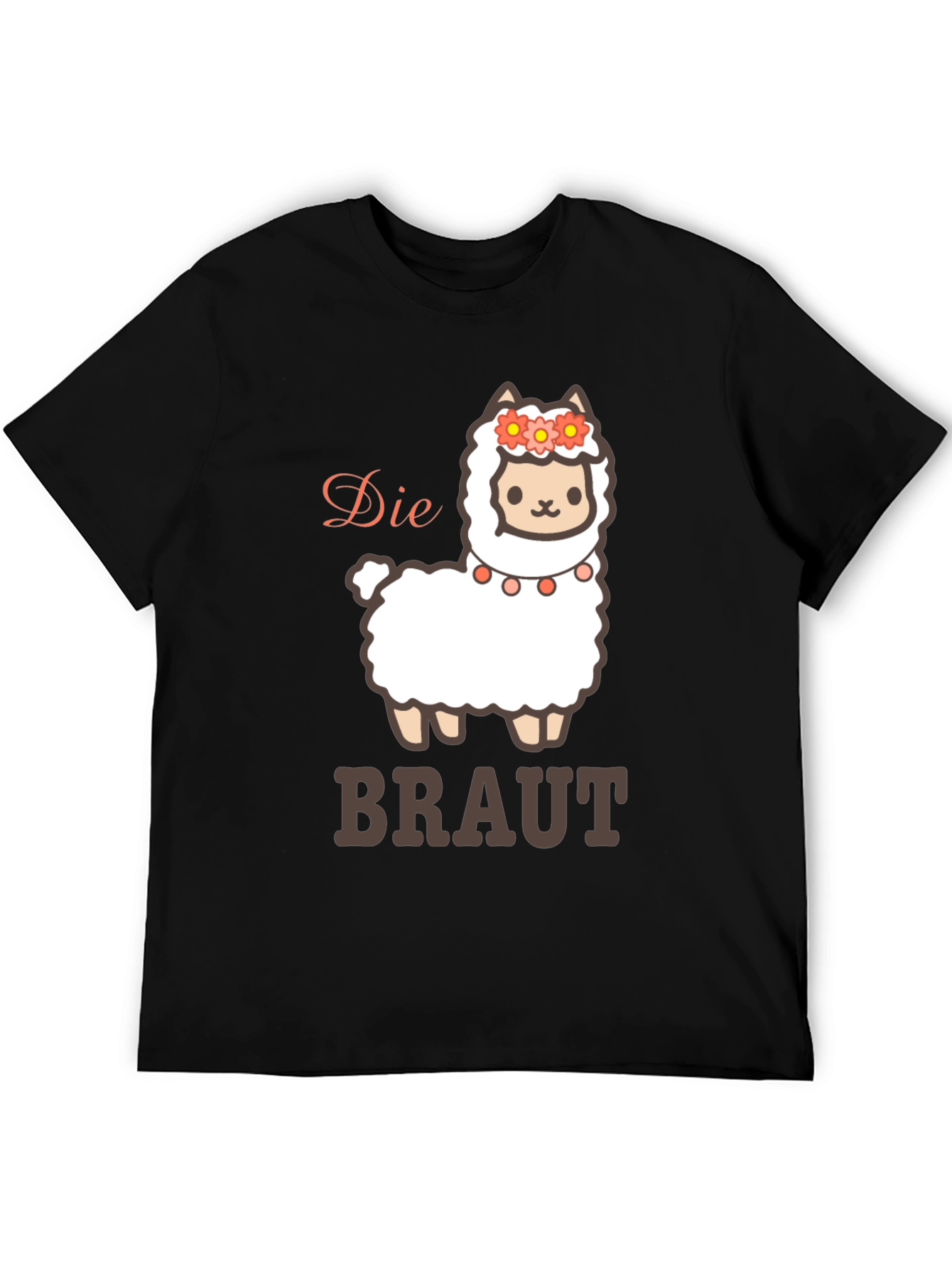 Die Braut Llama T-Shirt - Brides Cute Alpaca Tee