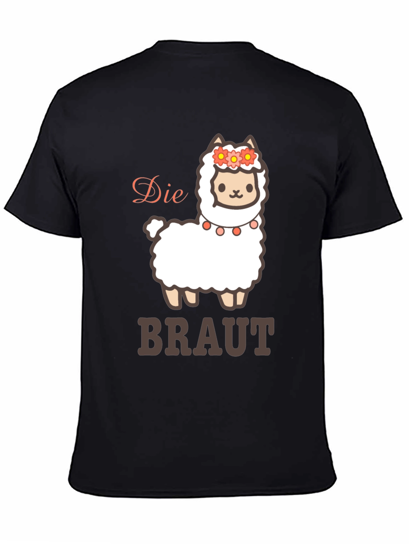 Die Braut Llama T-Shirt - Brides Cute Alpaca Tee