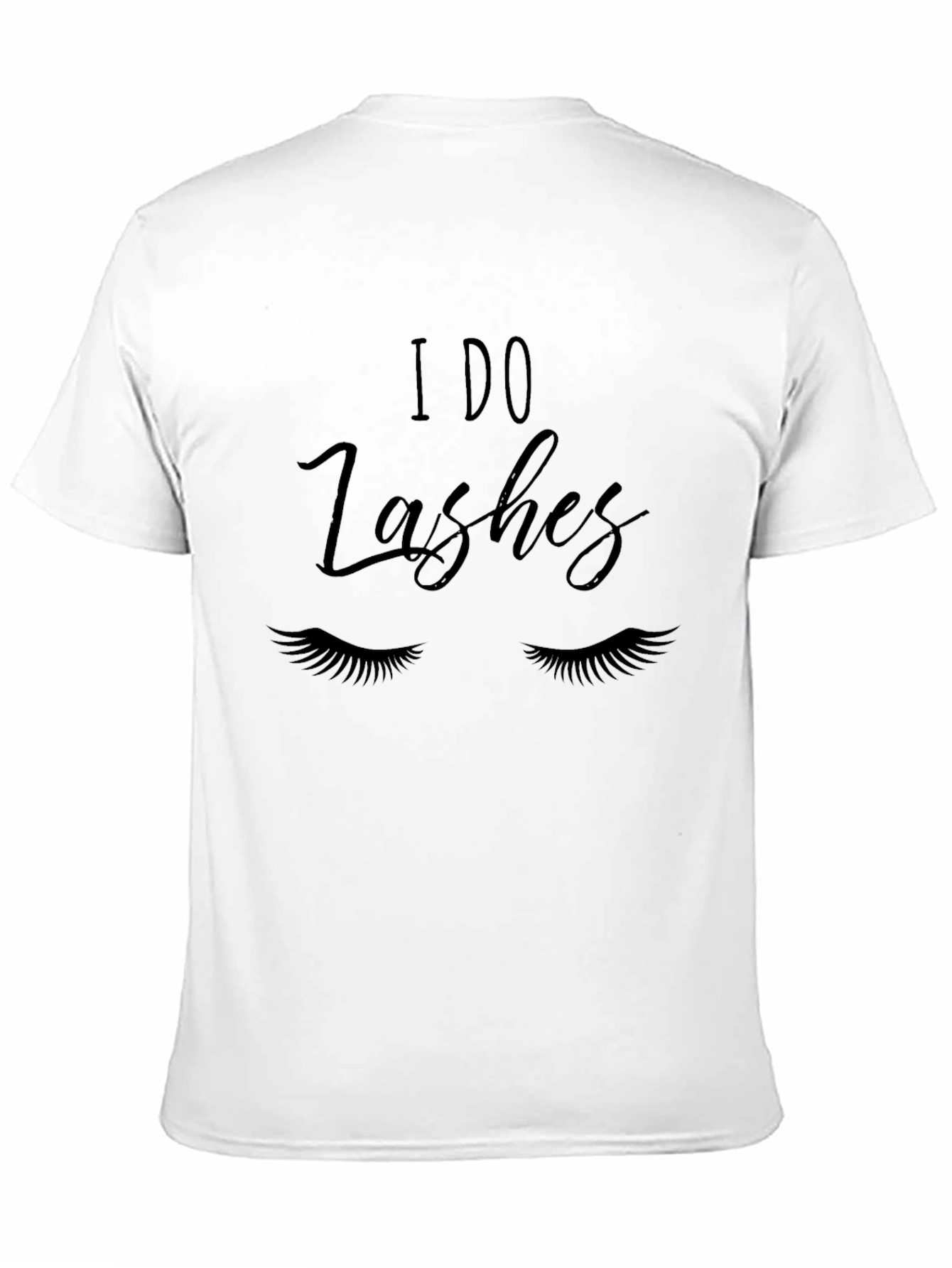 I DO Lashes Black Tee Shirt