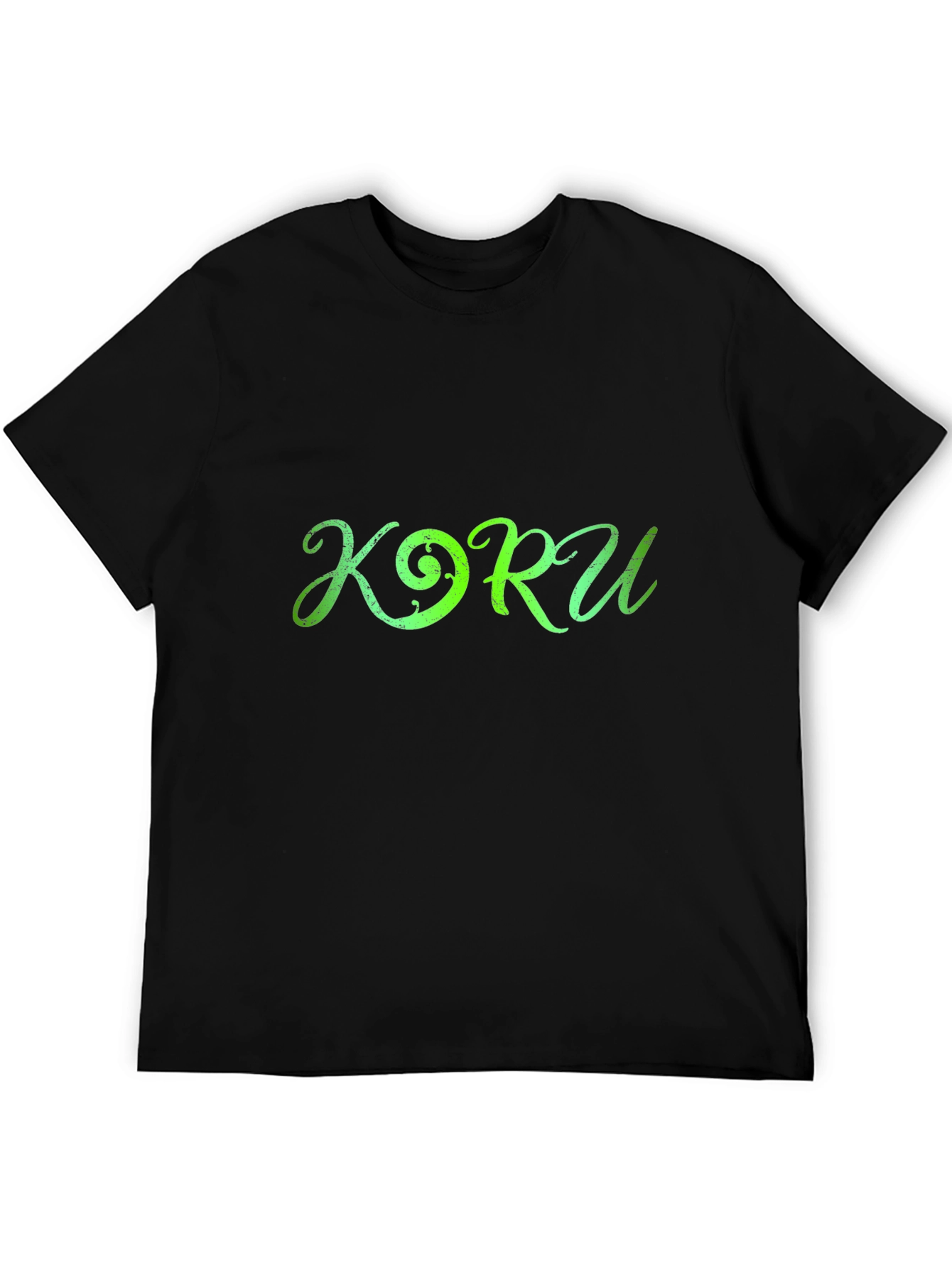 Koru Design Black T-Shirt