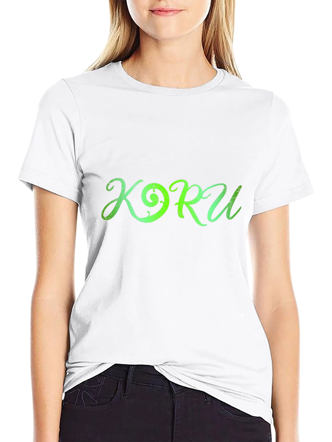 Koru Design Black T-Shirt