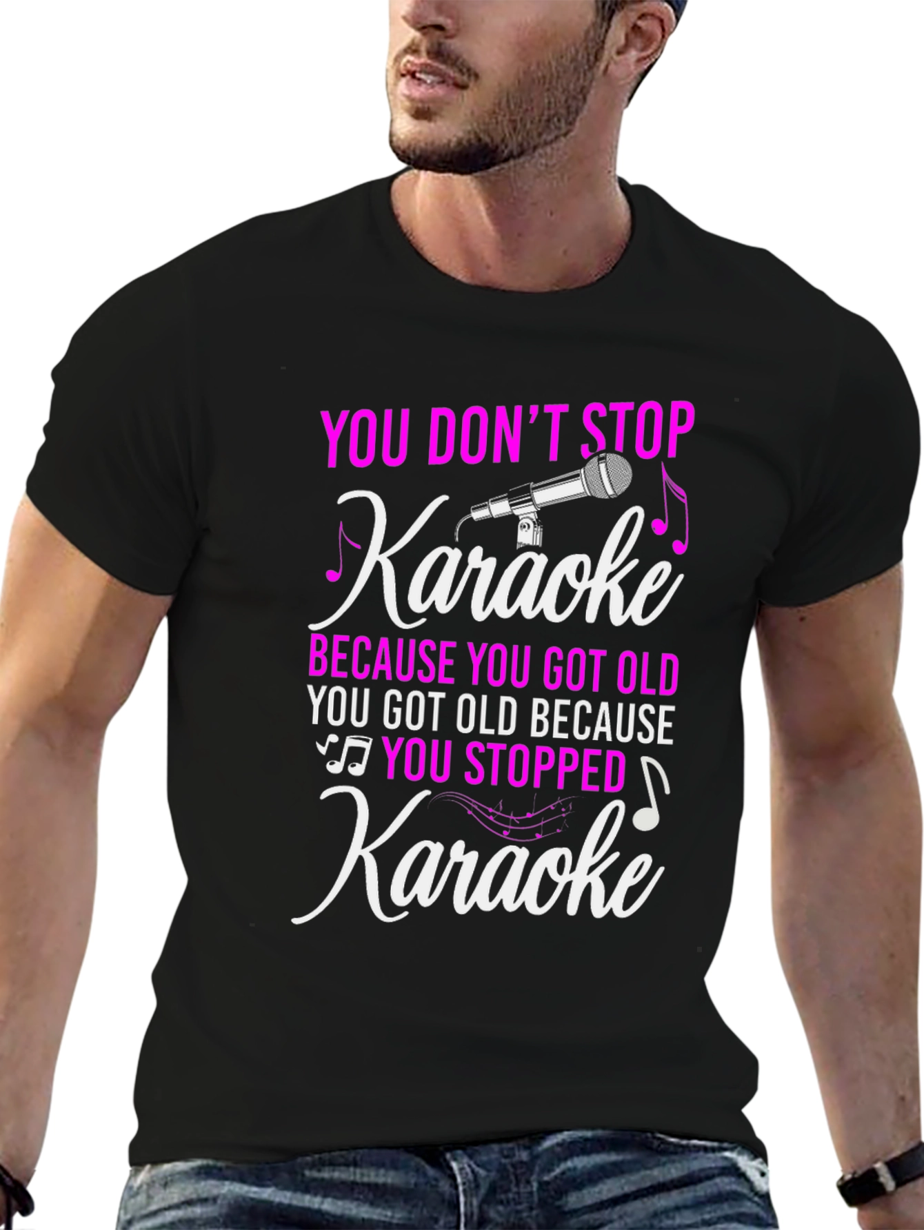 Karaoke Lover T-Shirt: You Dont Stop Karaoke
