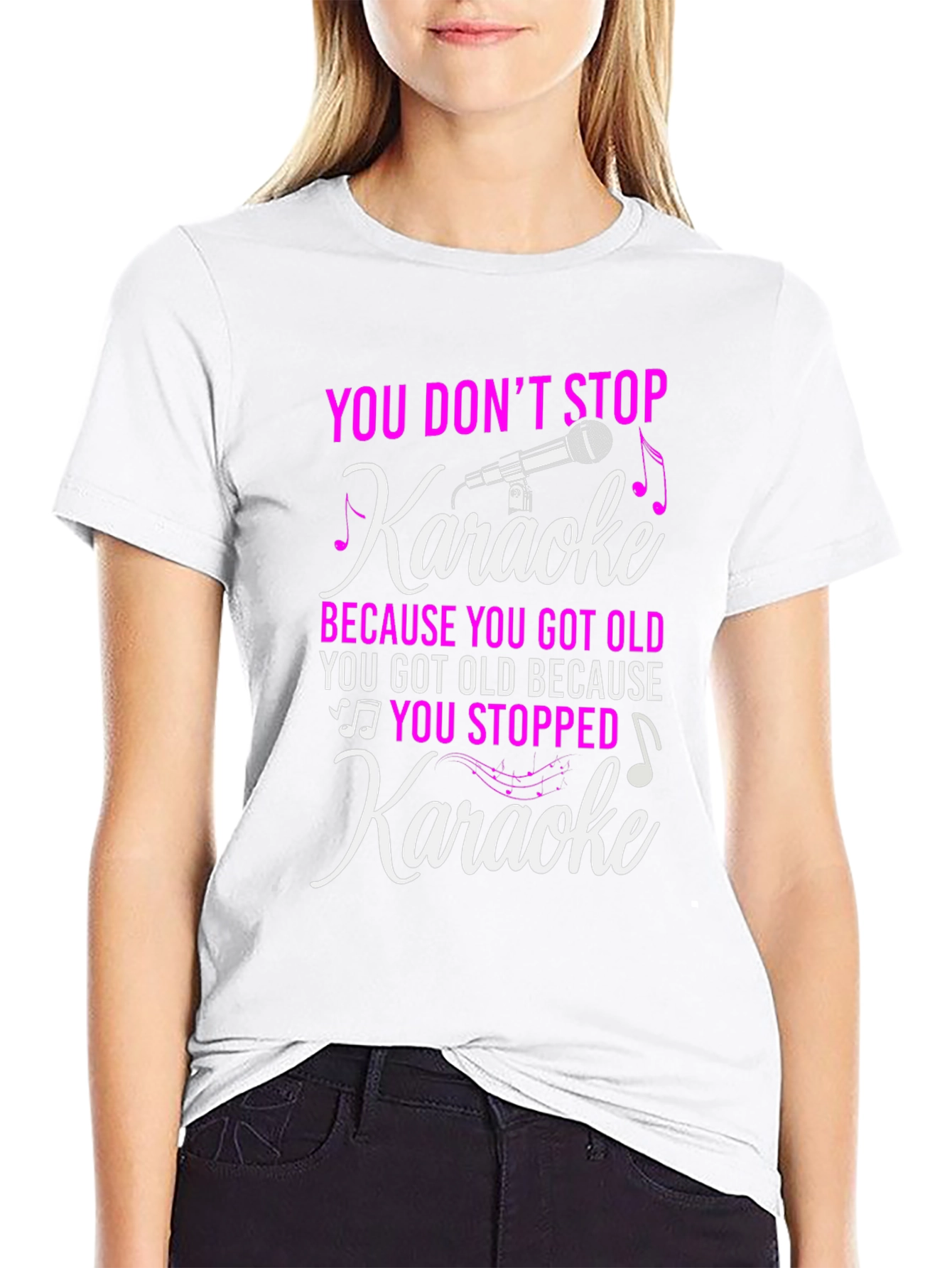 Karaoke Lover T-Shirt: You Dont Stop Karaoke