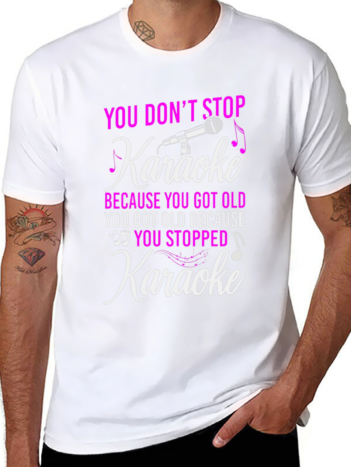 Karaoke Lover T-Shirt: You Dont Stop Karaoke
