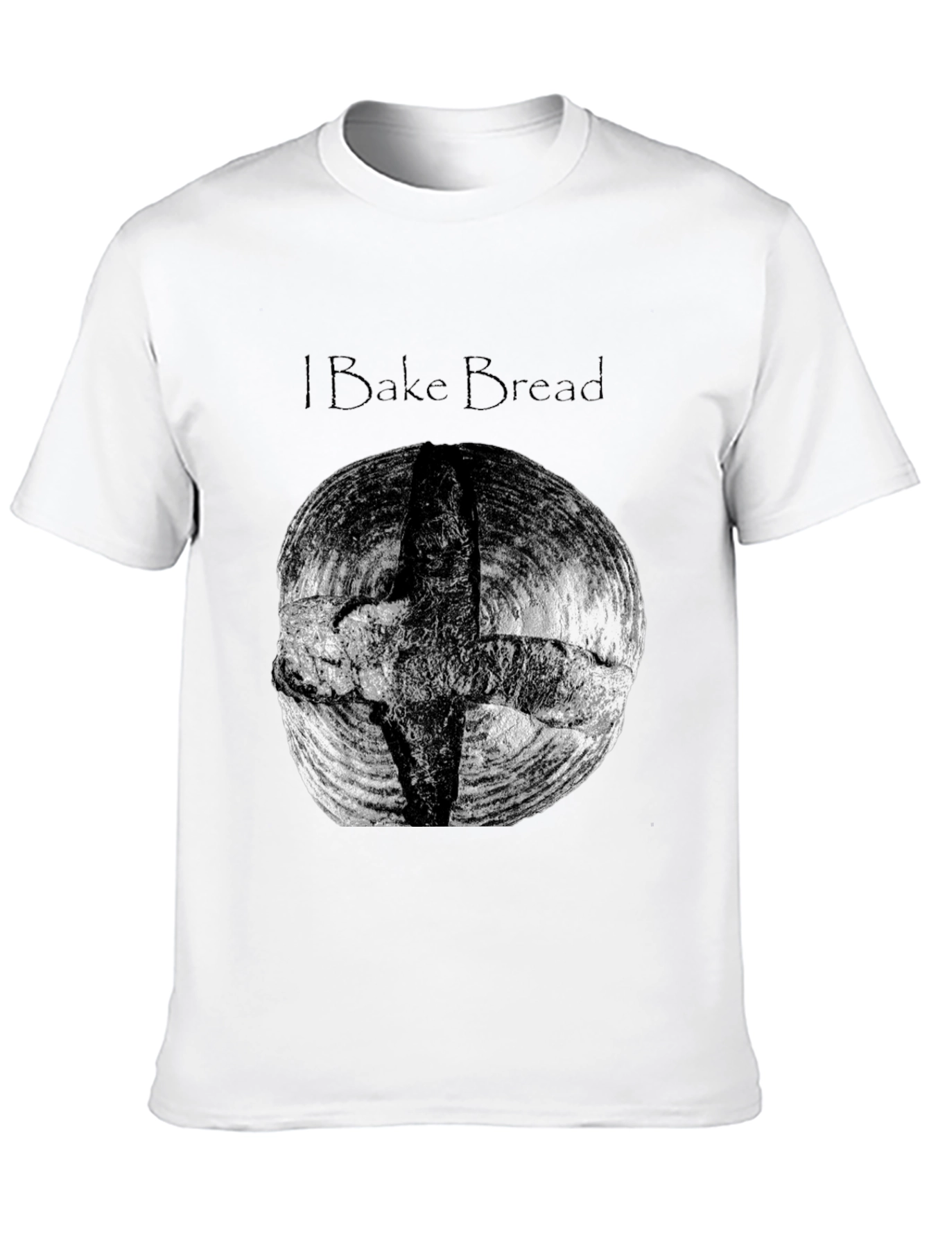 I Bake Bread Black T-Shirt