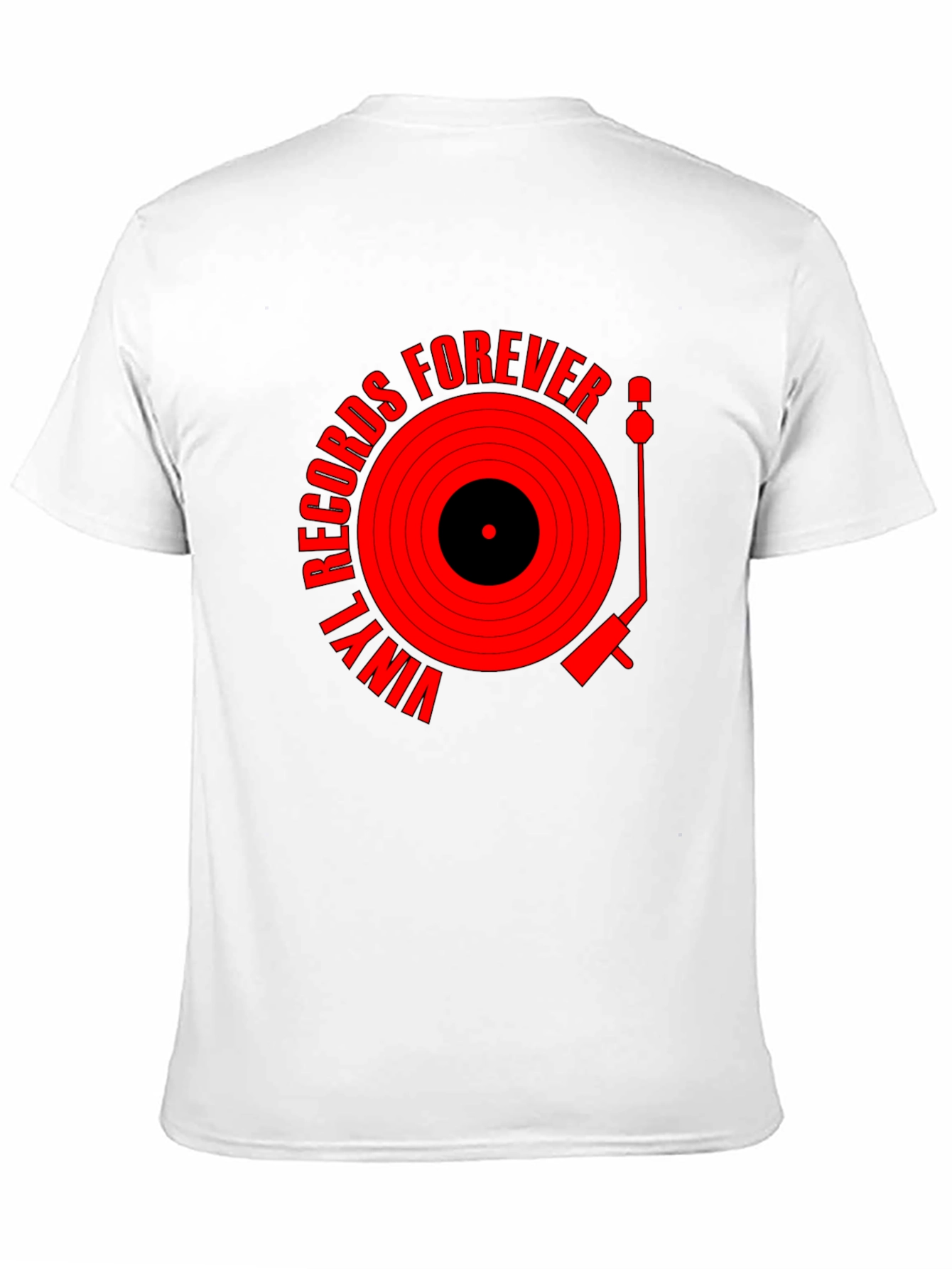 Vinyl Records Forever Black T-Shirt