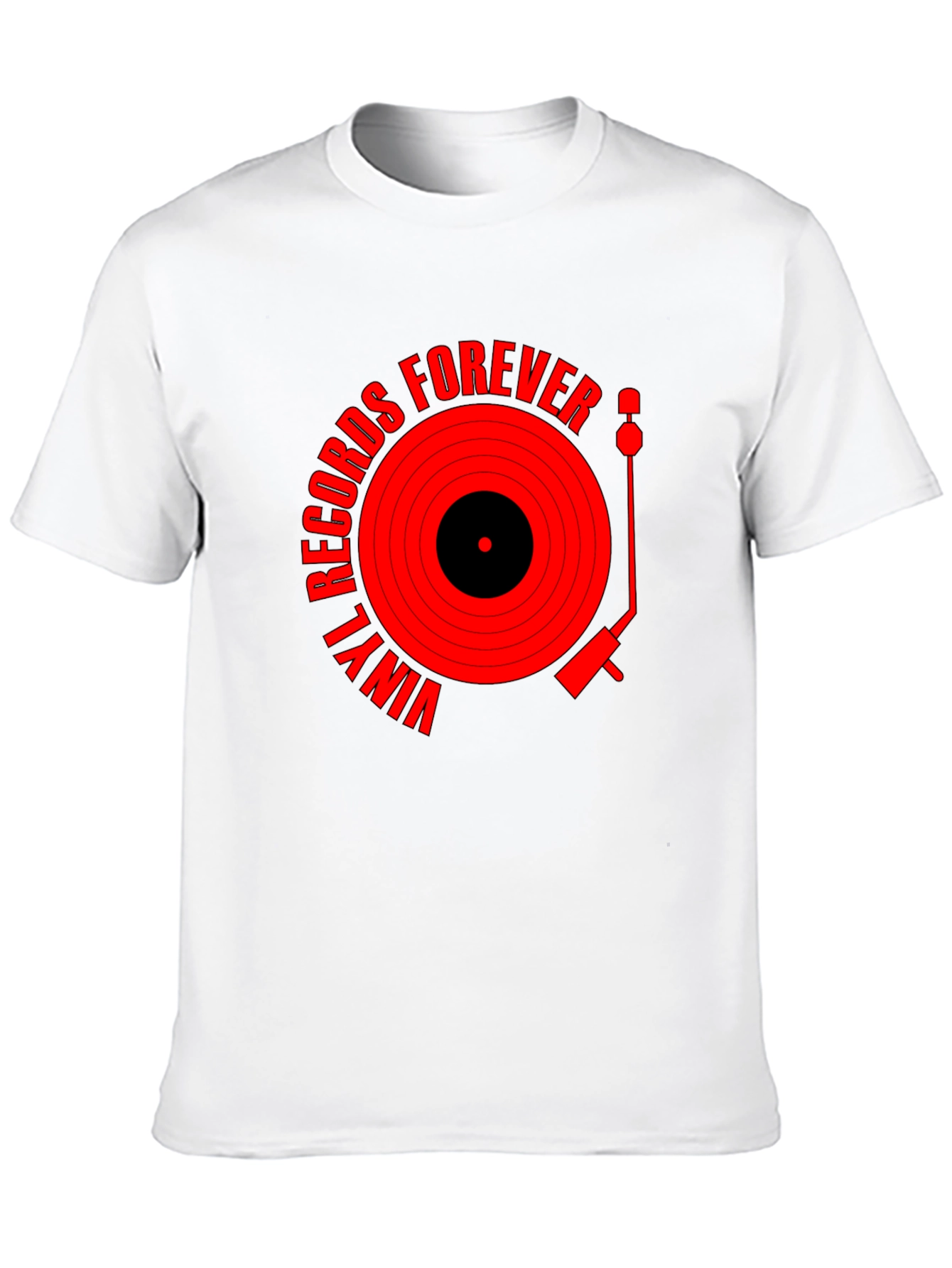 Vinyl Records Forever Black T-Shirt