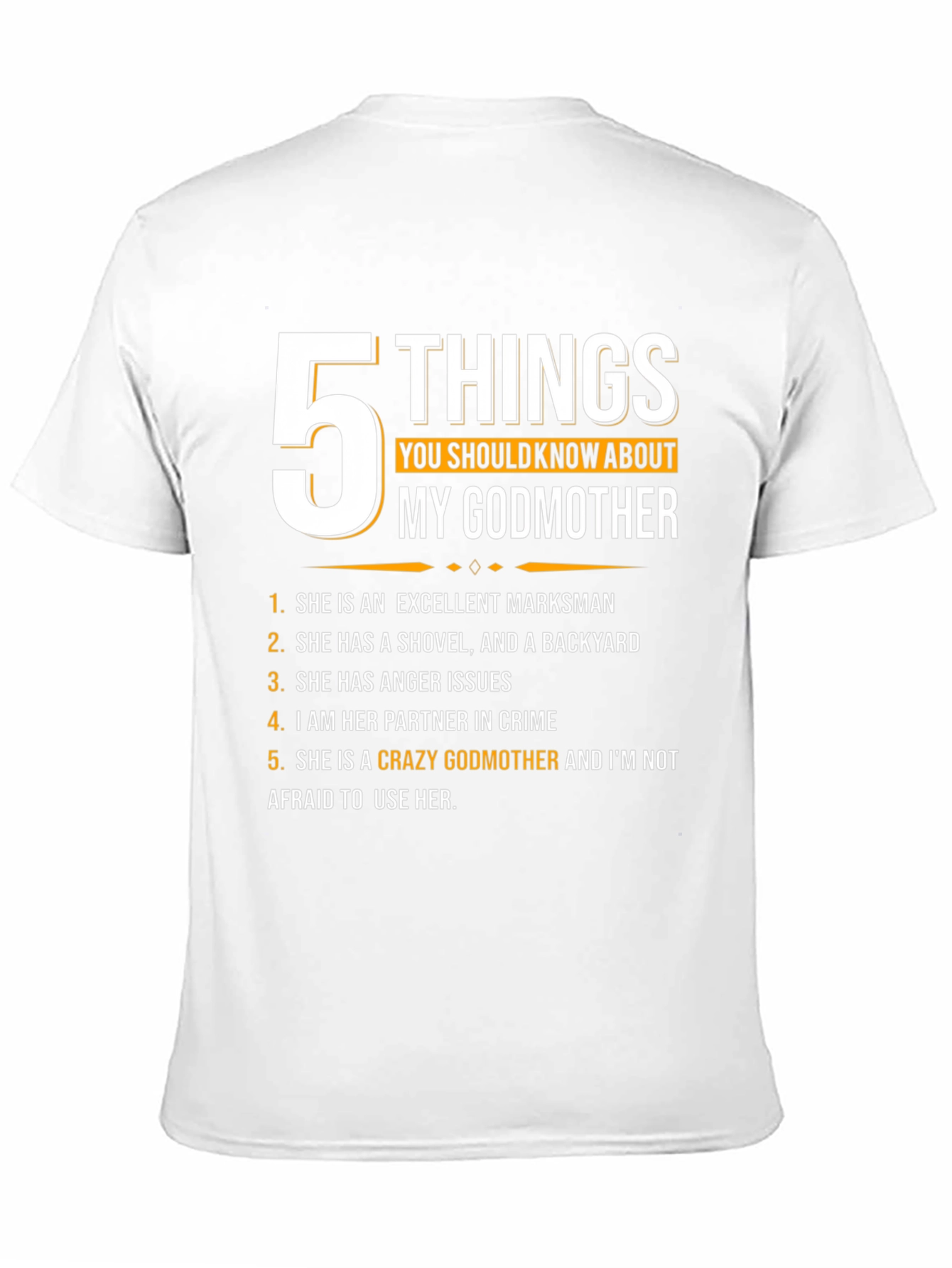 5 Things You Should Know About My Godmother T-Shirt