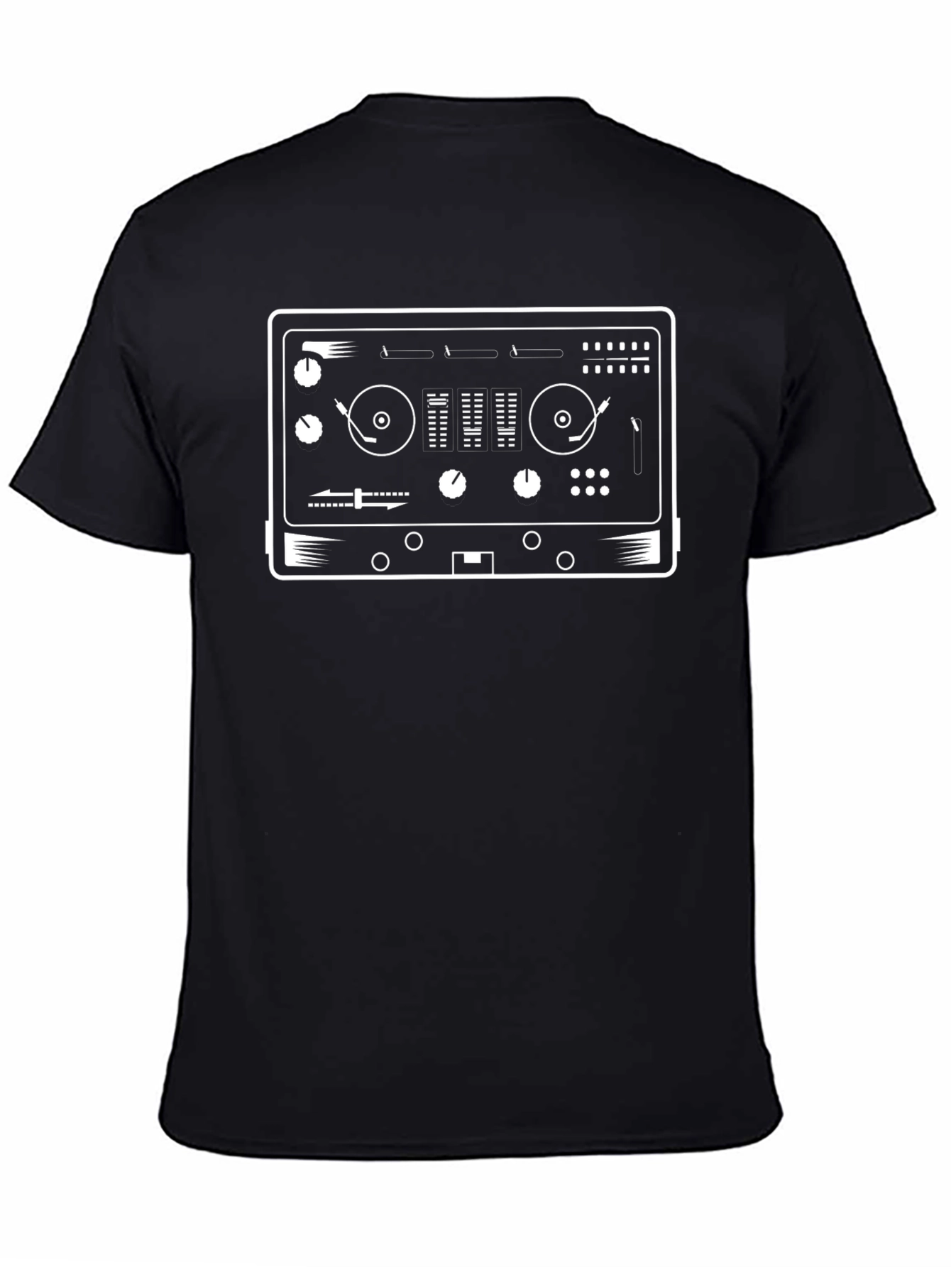 DJ Mixer T-Shirt - Black Graphic Tee
