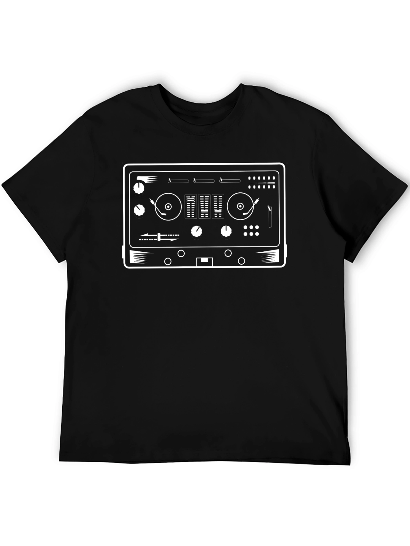 DJ Mixer T-Shirt - Black Graphic Tee