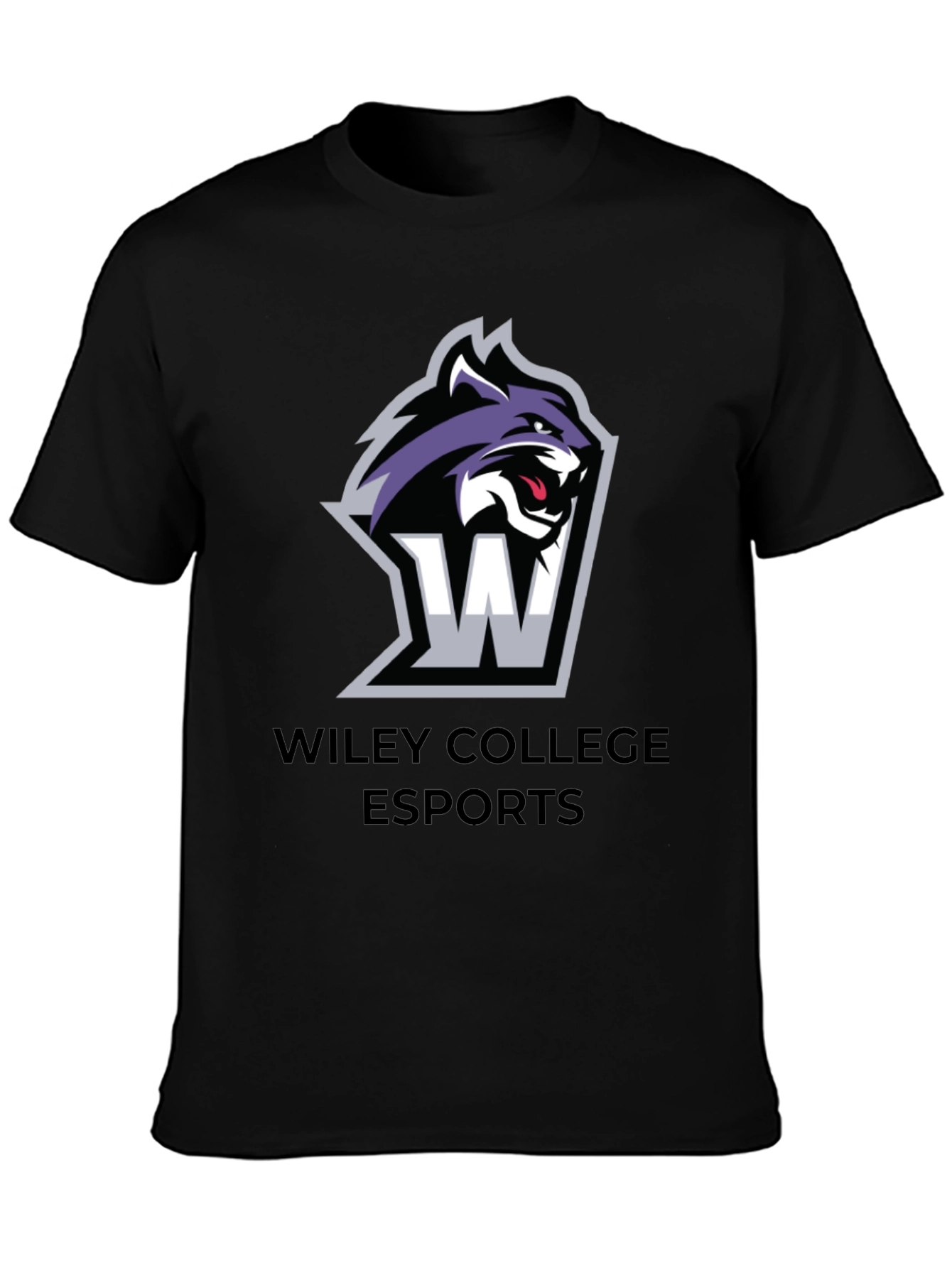 Wiley College Esports Black T-Shirt