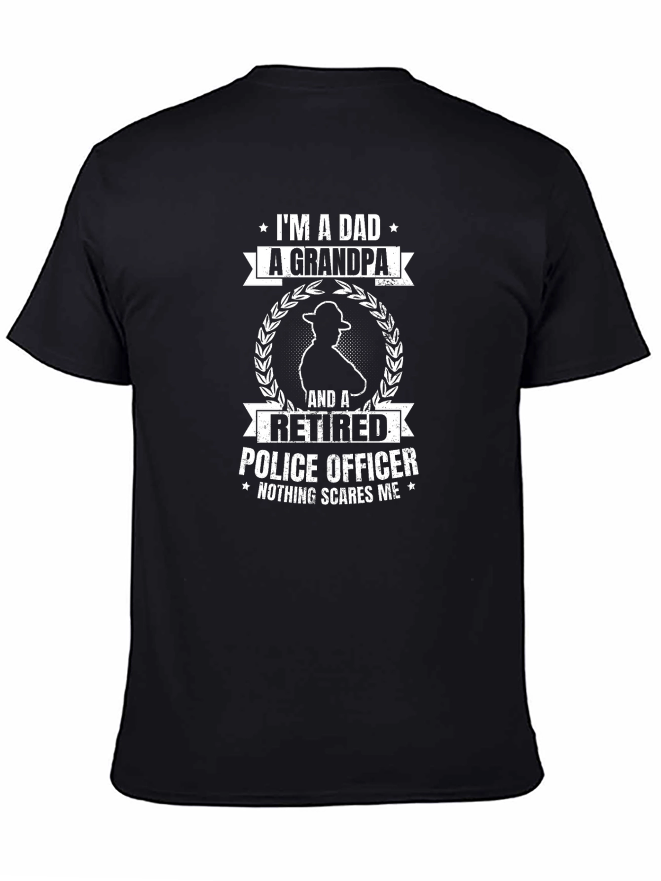 Dad Grandpa Retired Police Officer T-Shirt