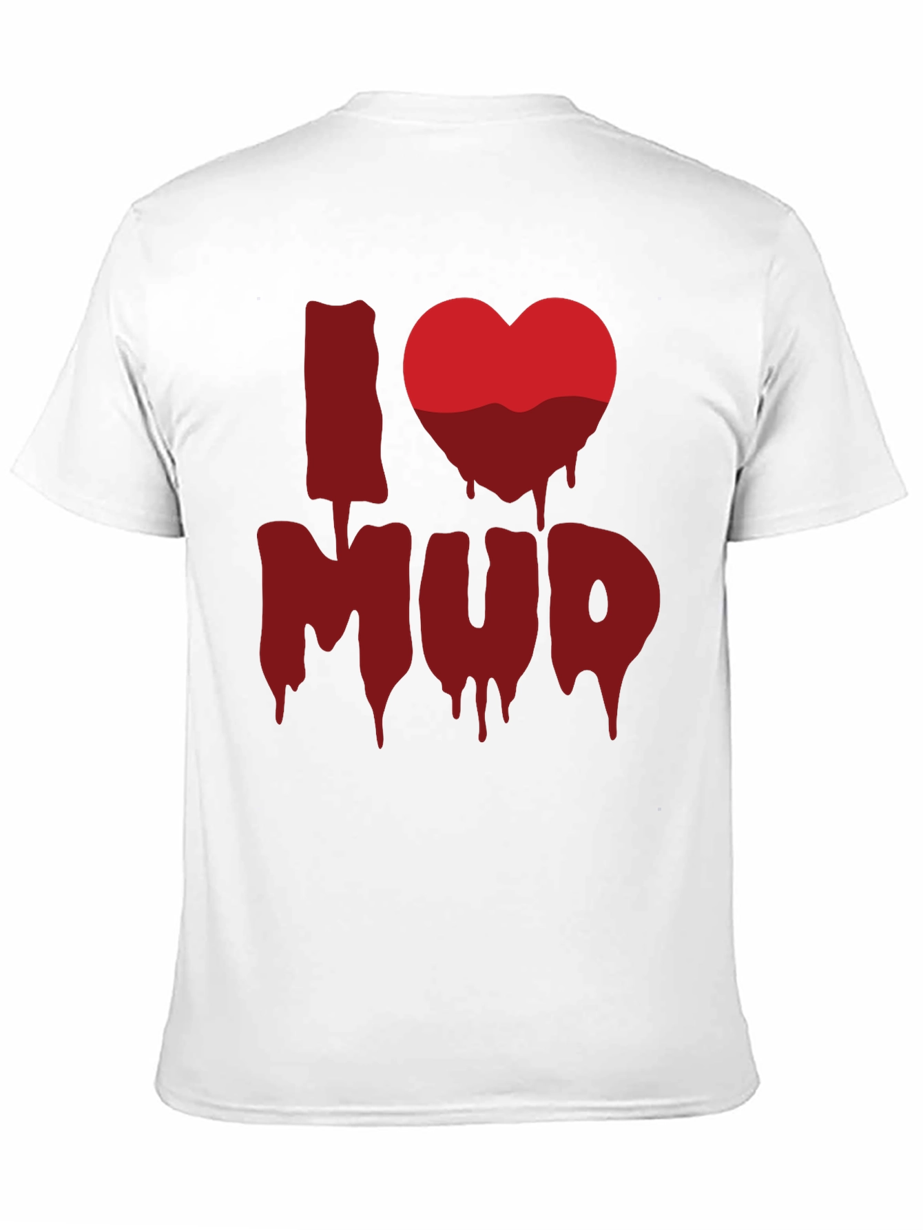 I Heart Mud T-Shirt - Mens Short Sleeve