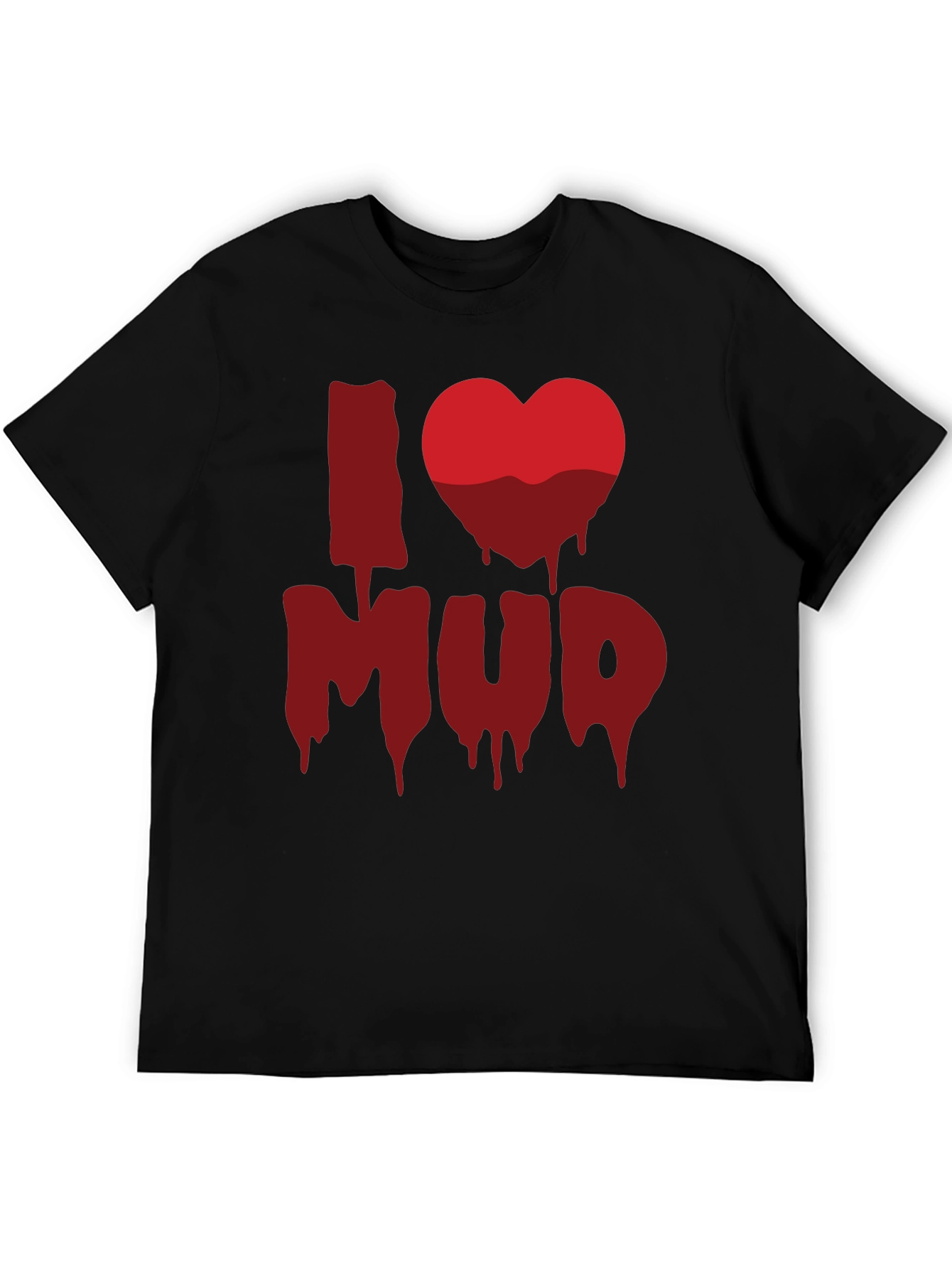 I Heart Mud T-Shirt - Mens Short Sleeve