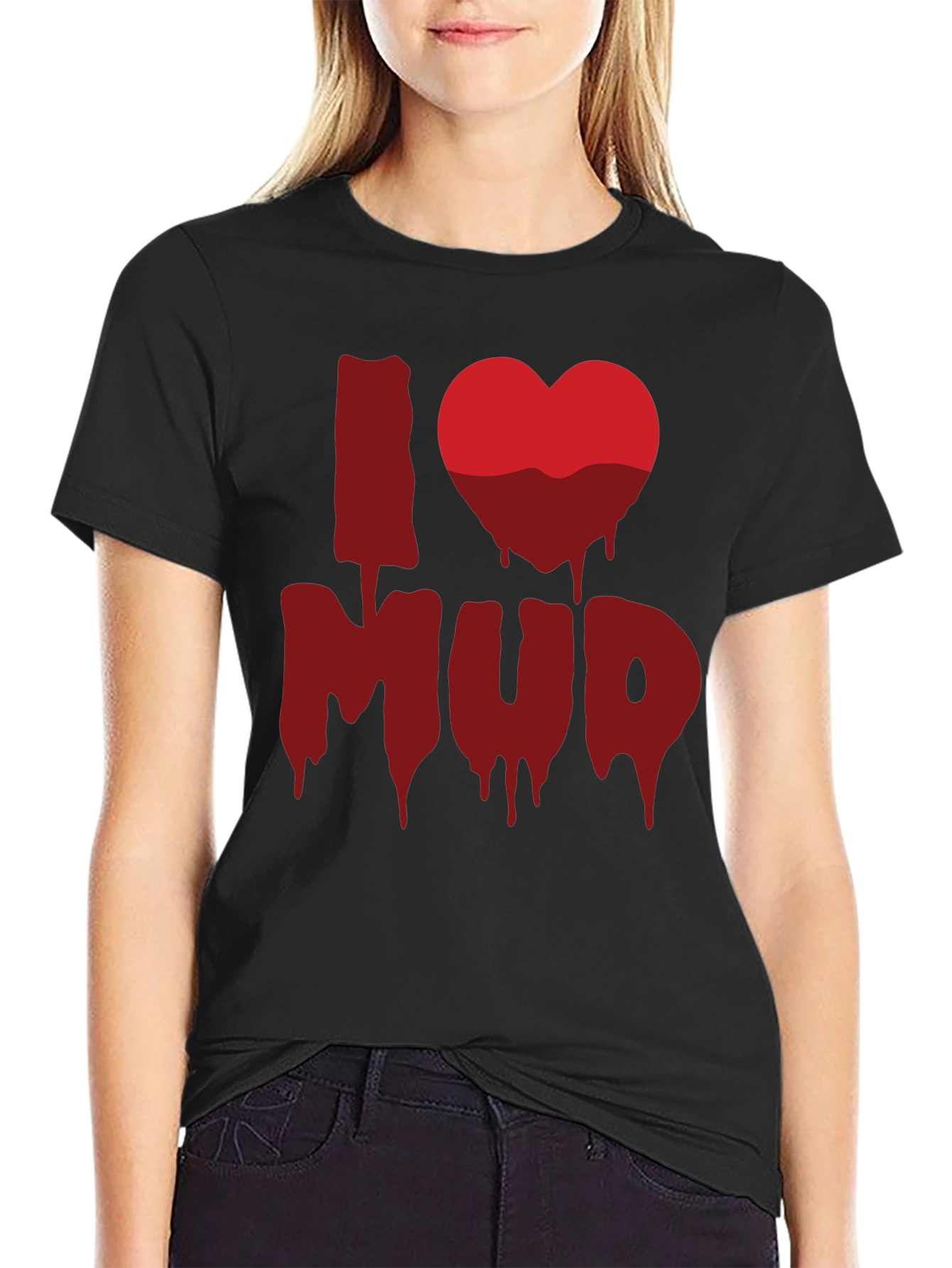 I Heart Mud T-Shirt - Mens Short Sleeve
