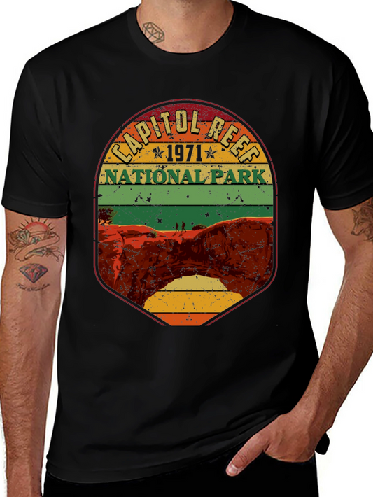 Capitol Reef National Park 1971 Vintage Style T-Shirt