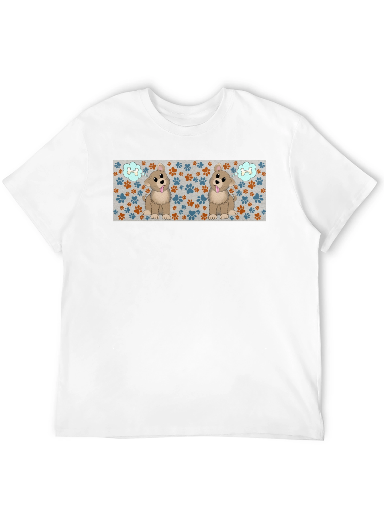 Cute Puppy Paw Print T-Shirt