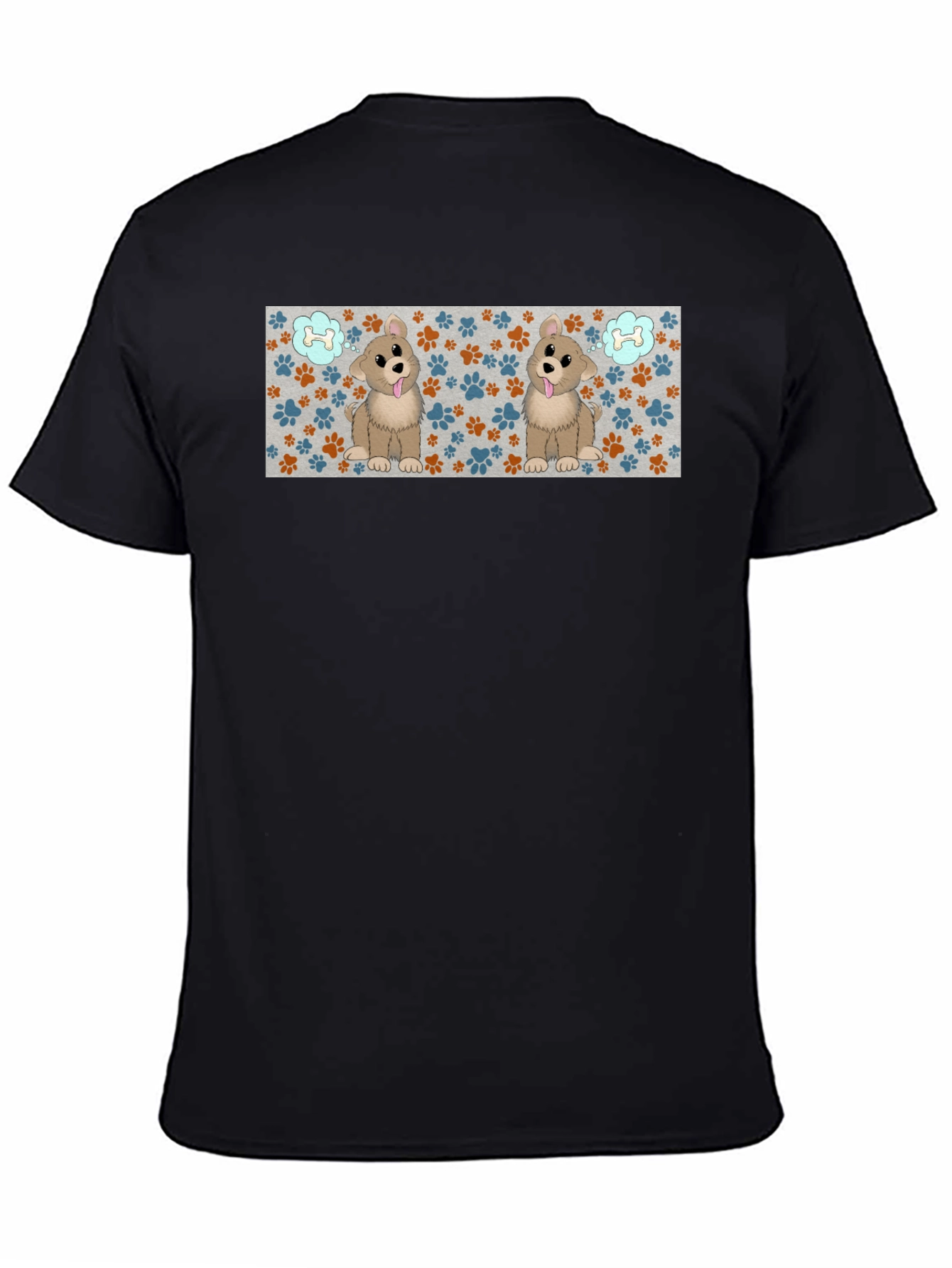 Cute Puppy Paw Print T-Shirt