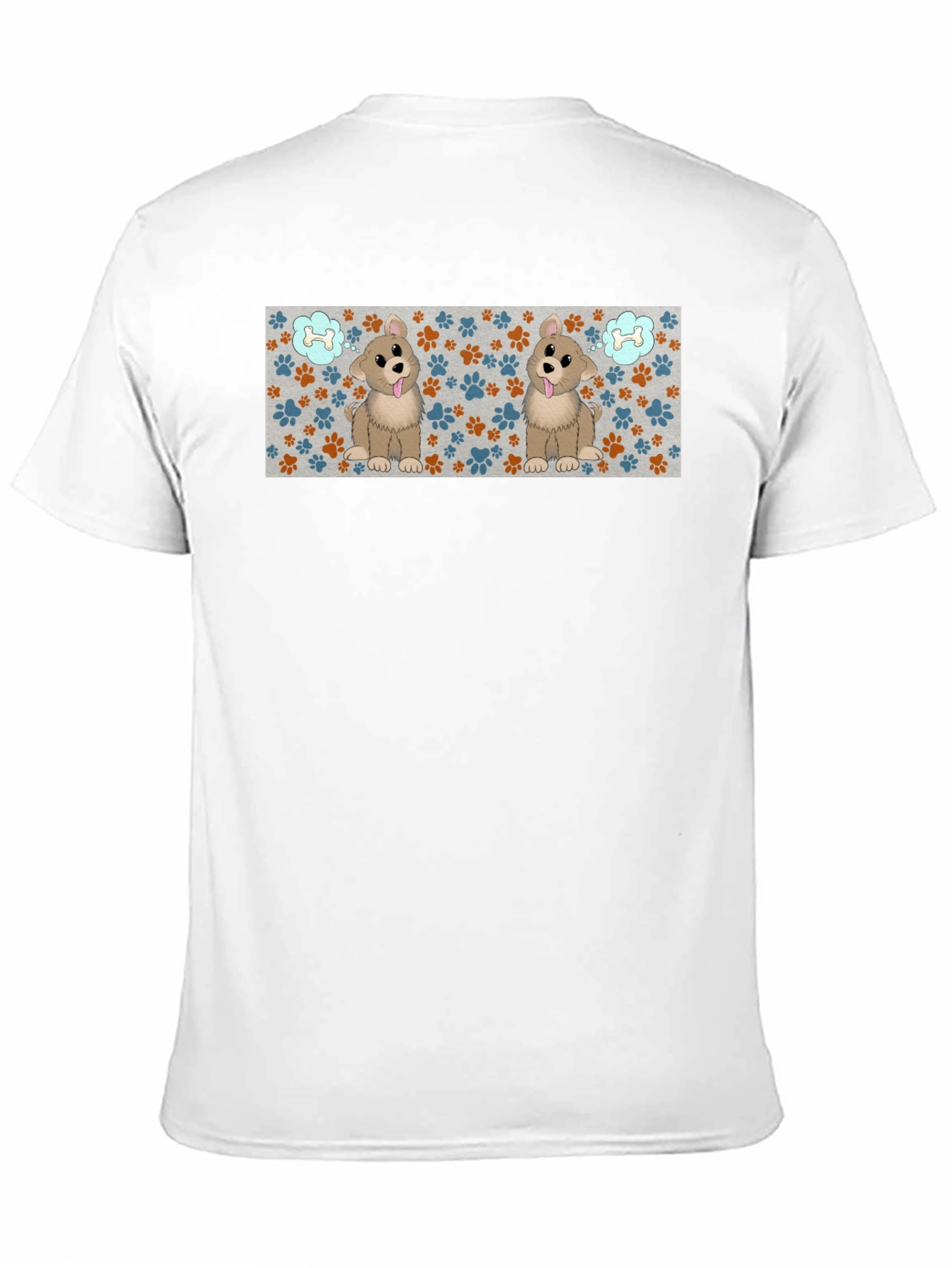 Cute Puppy Paw Print T-Shirt