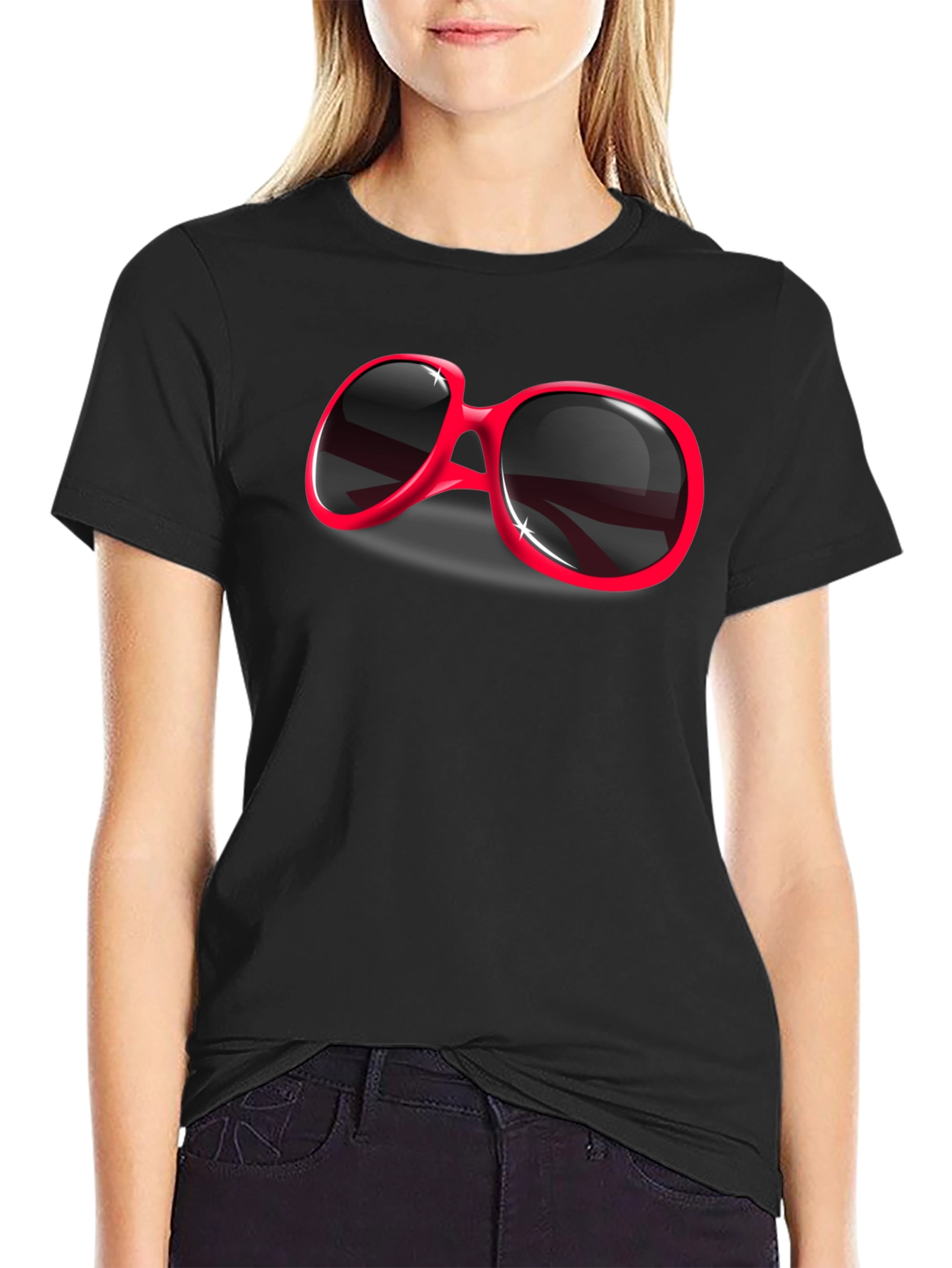 Retro Sunglasses Graphic Tee - Cool & Stylish