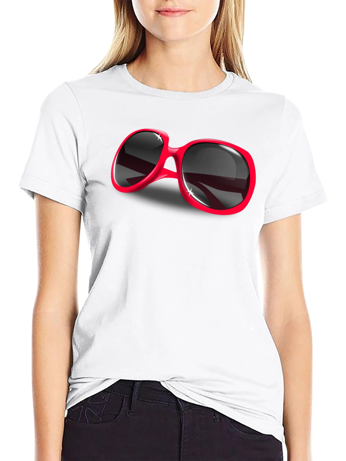Retro Sunglasses Graphic Tee - Cool & Stylish