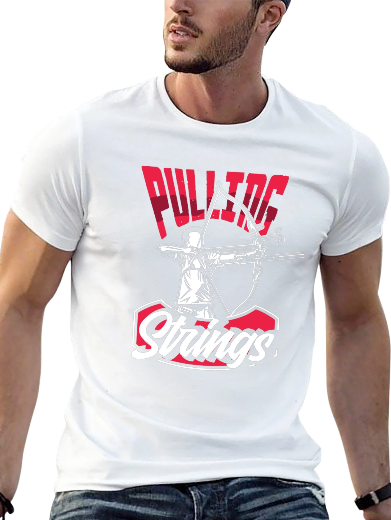 Pulling Strings Archery Graphic T-Shirt