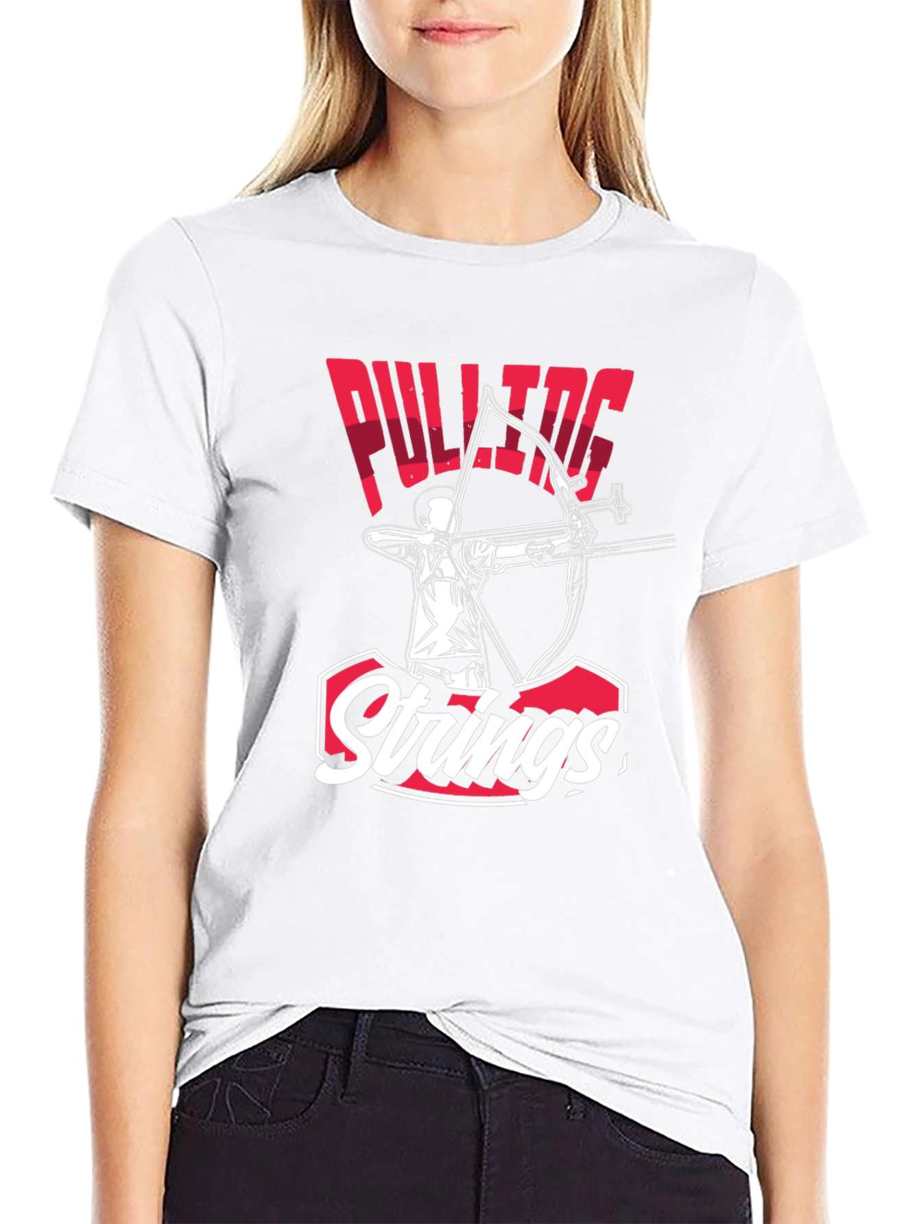 Pulling Strings Archery Graphic T-Shirt