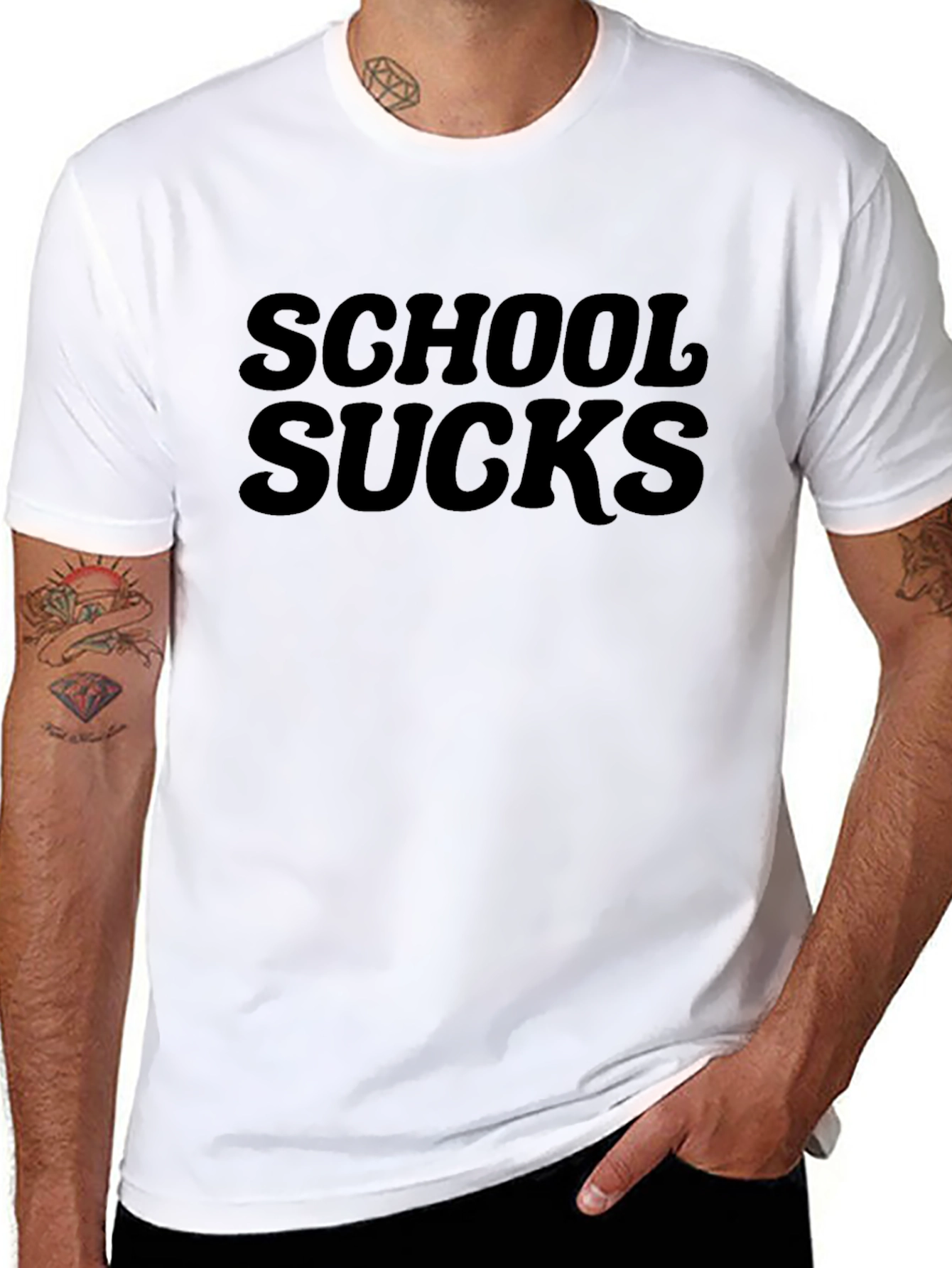 School Sucks T-Shirt - Bold Statement Tee