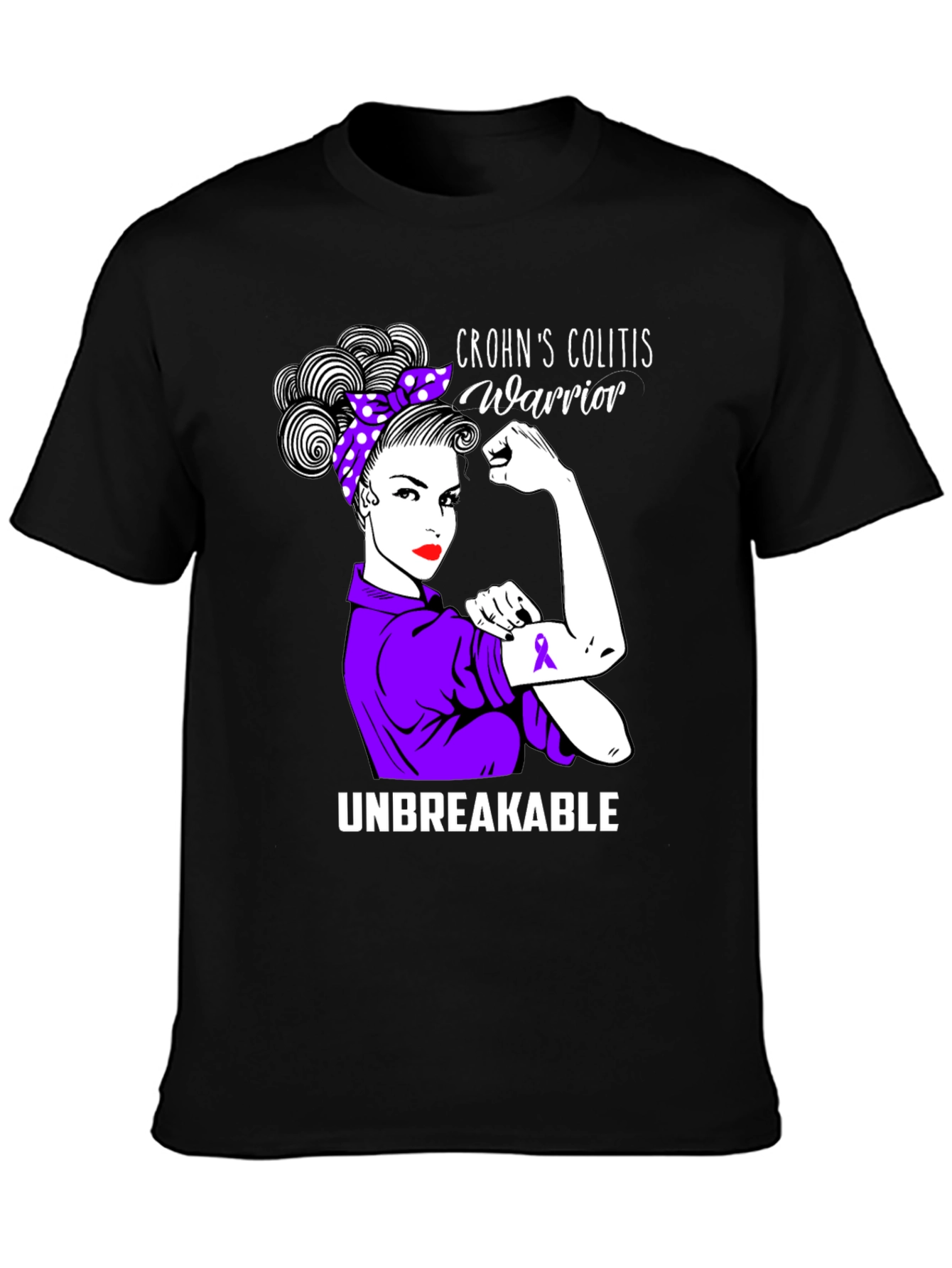 Crohns Colitis Warrior Unbreakable T-Shirt