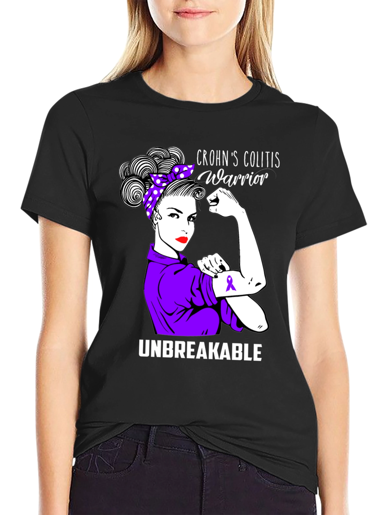 Crohns Colitis Warrior Unbreakable T-Shirt