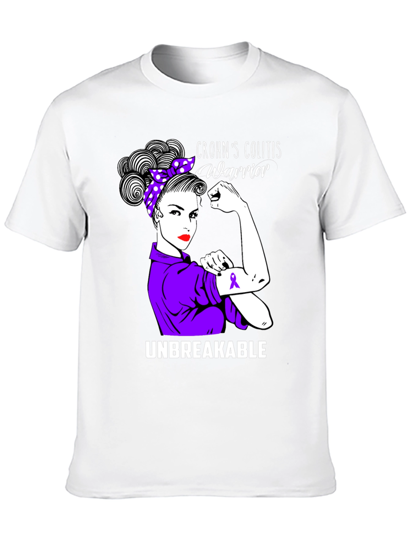Crohns Colitis Warrior Unbreakable T-Shirt