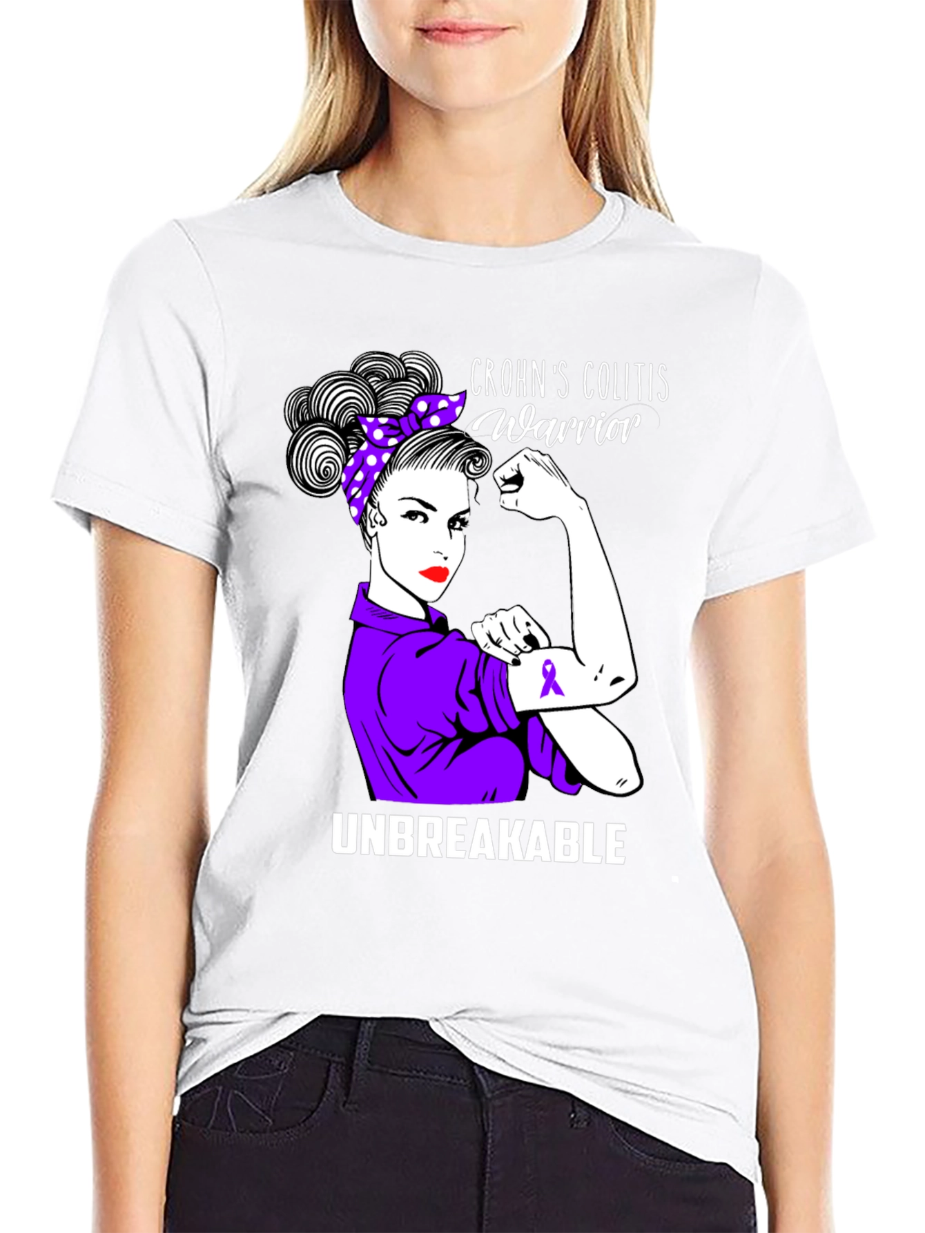 Crohns Colitis Warrior Unbreakable T-Shirt